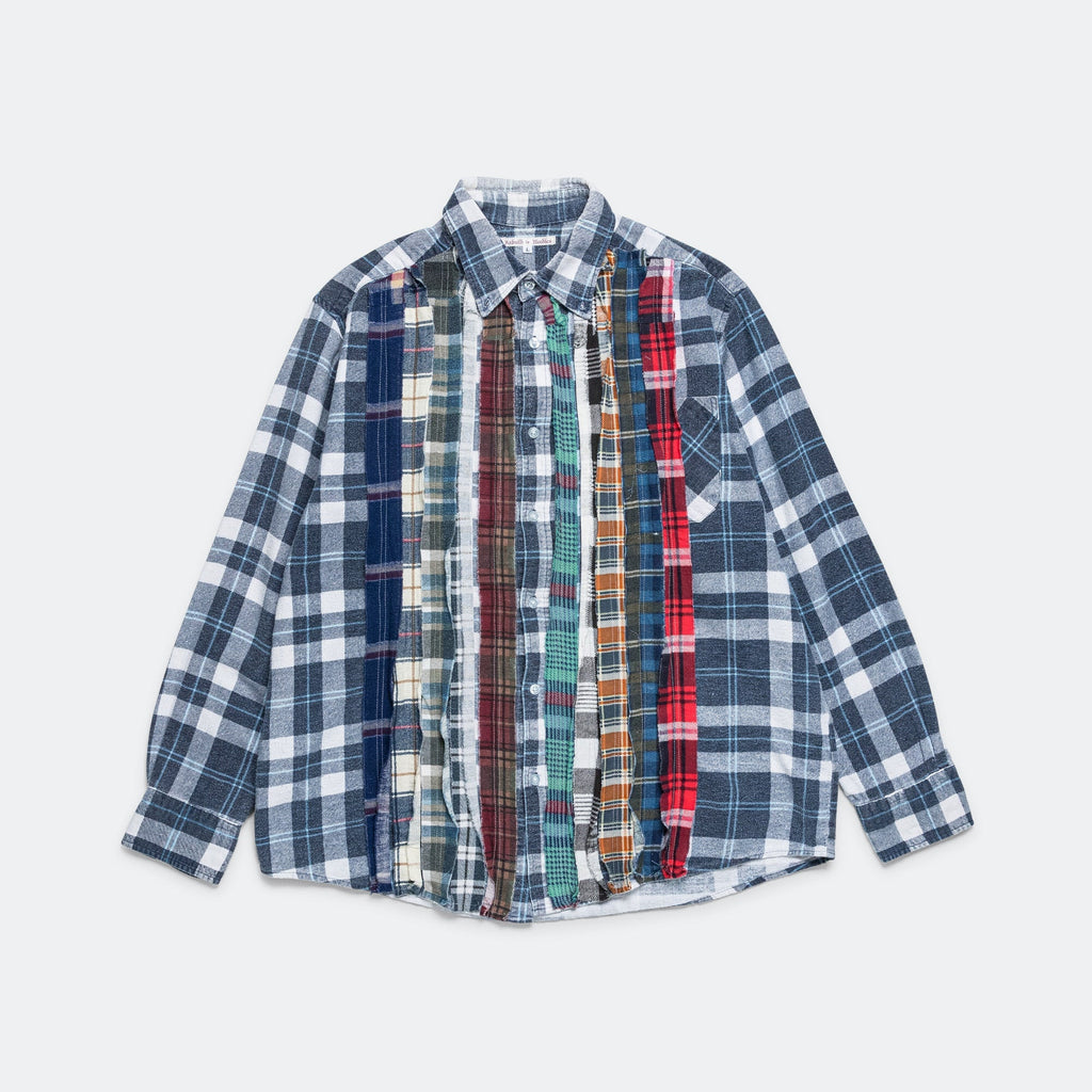 FW24 Rebuild Flannel Ribbon Shirt - Large #6