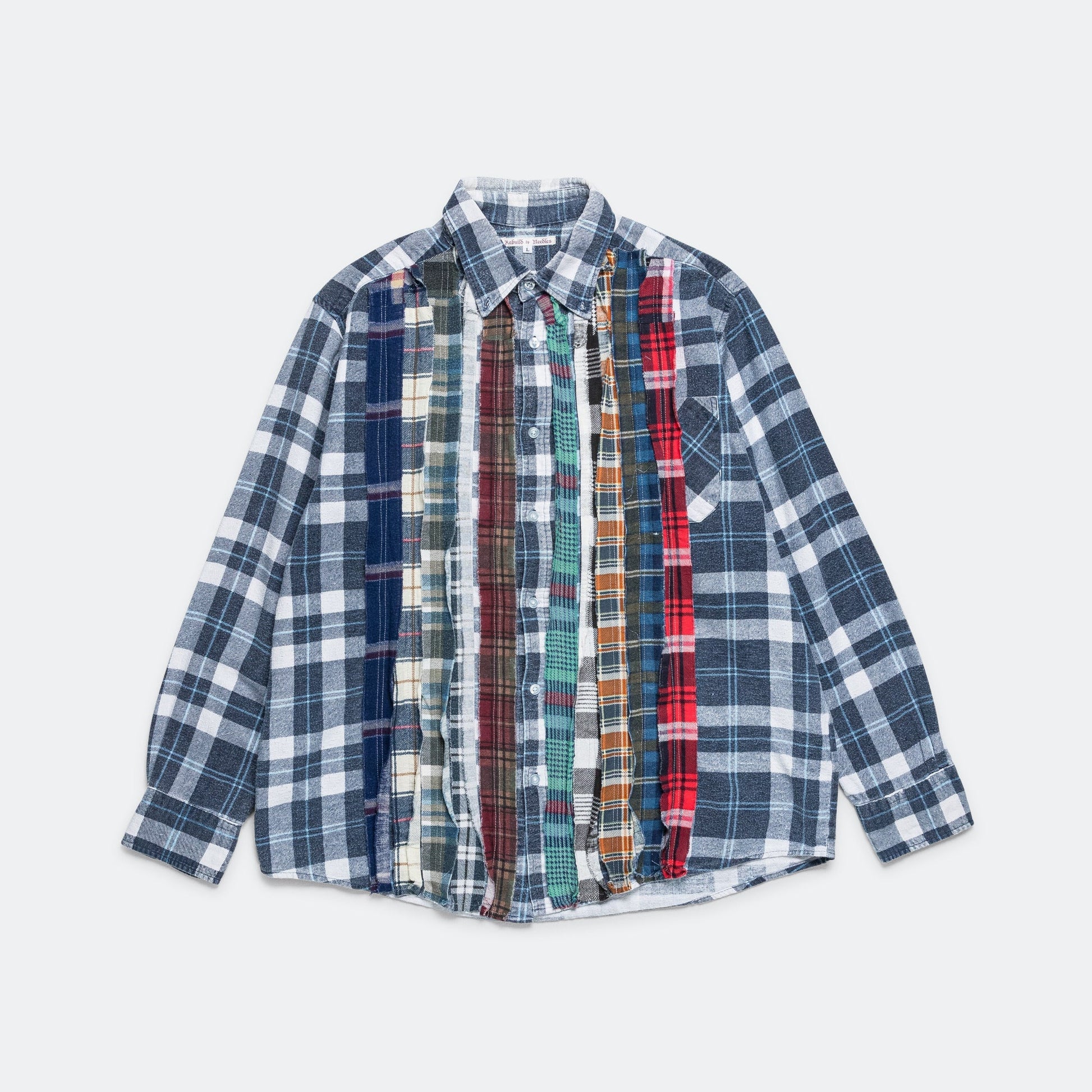 FW24 Rebuild Flannel Ribbon Shirt - Large #6