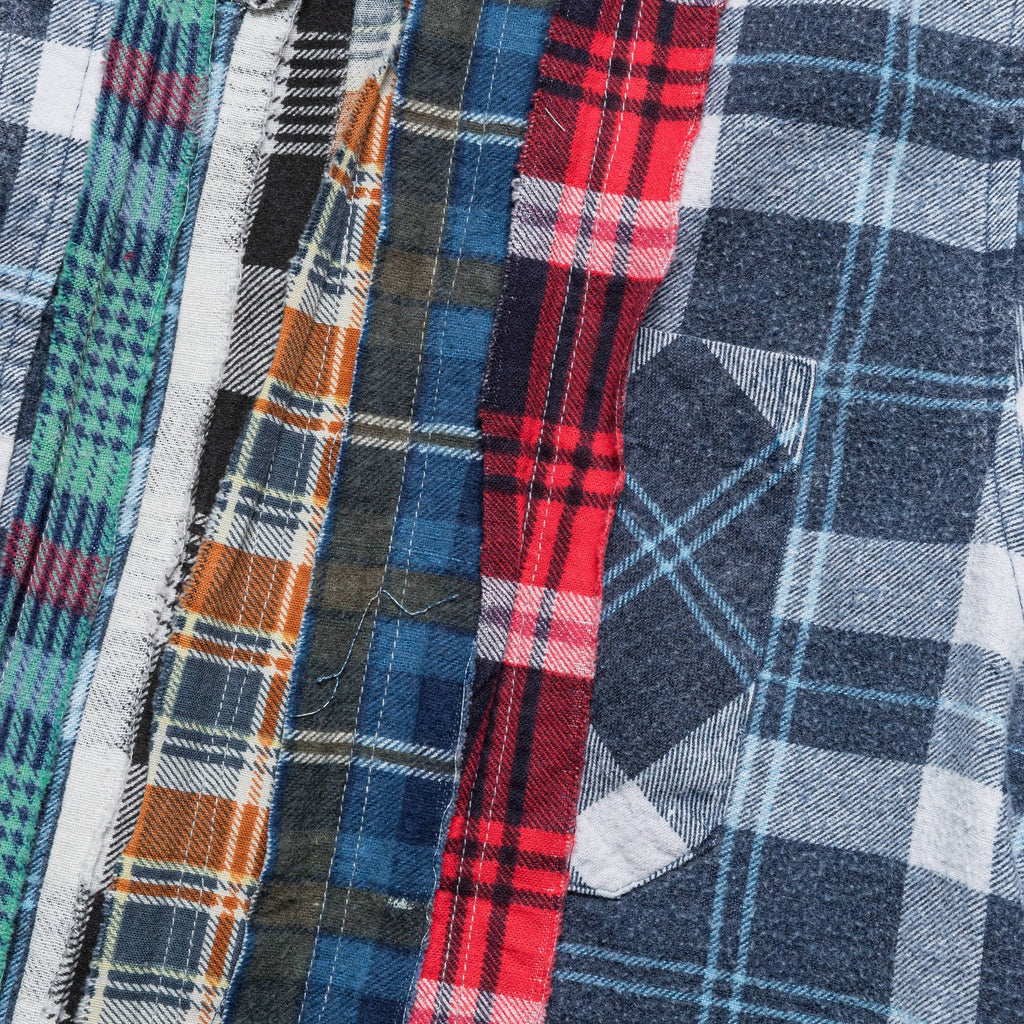 FW24 Rebuild Flannel Ribbon Shirt - Large #6