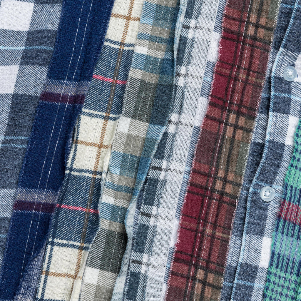 FW24 Rebuild Flannel Ribbon Shirt - Large #6