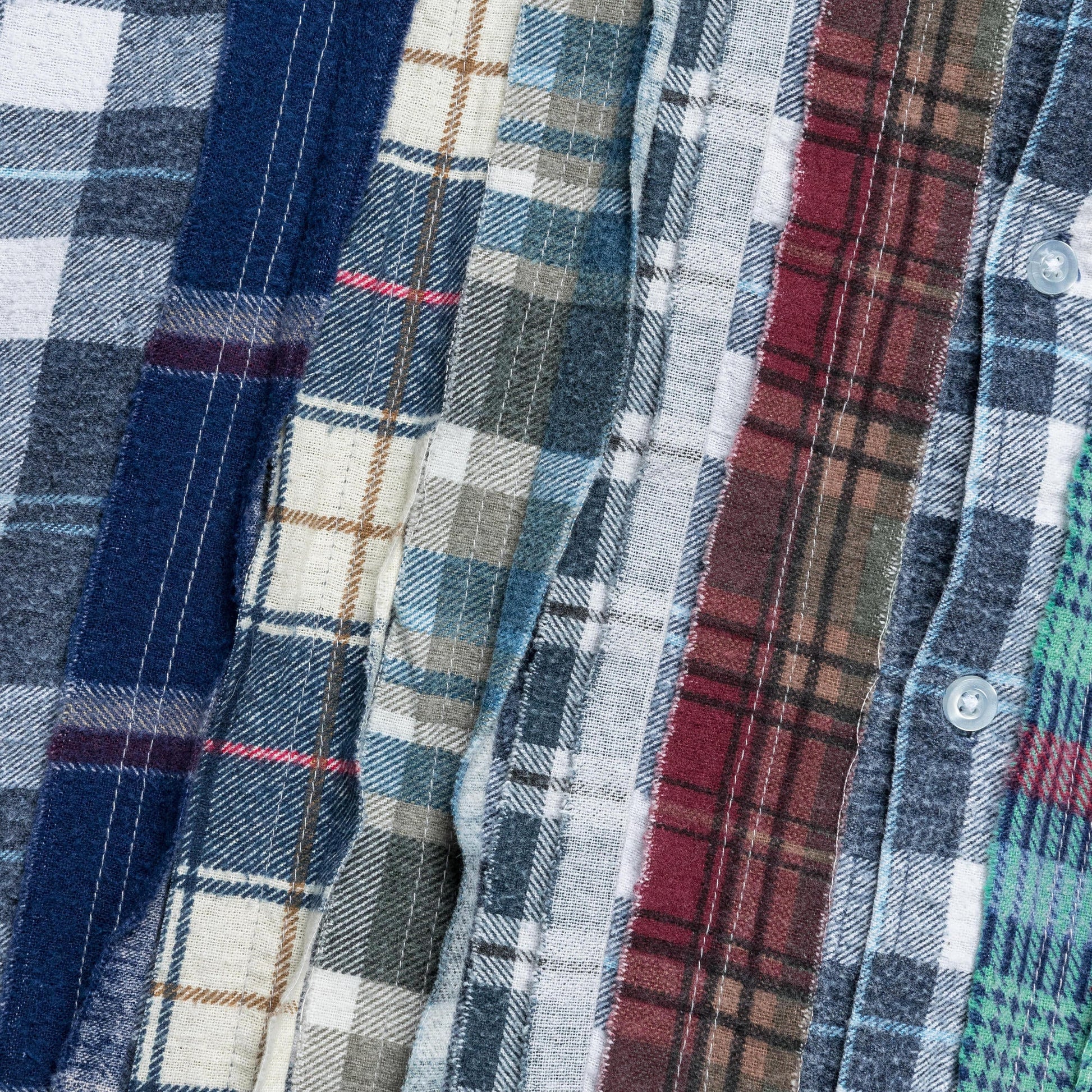 FW24 Rebuild Flannel Ribbon Shirt - Large #6