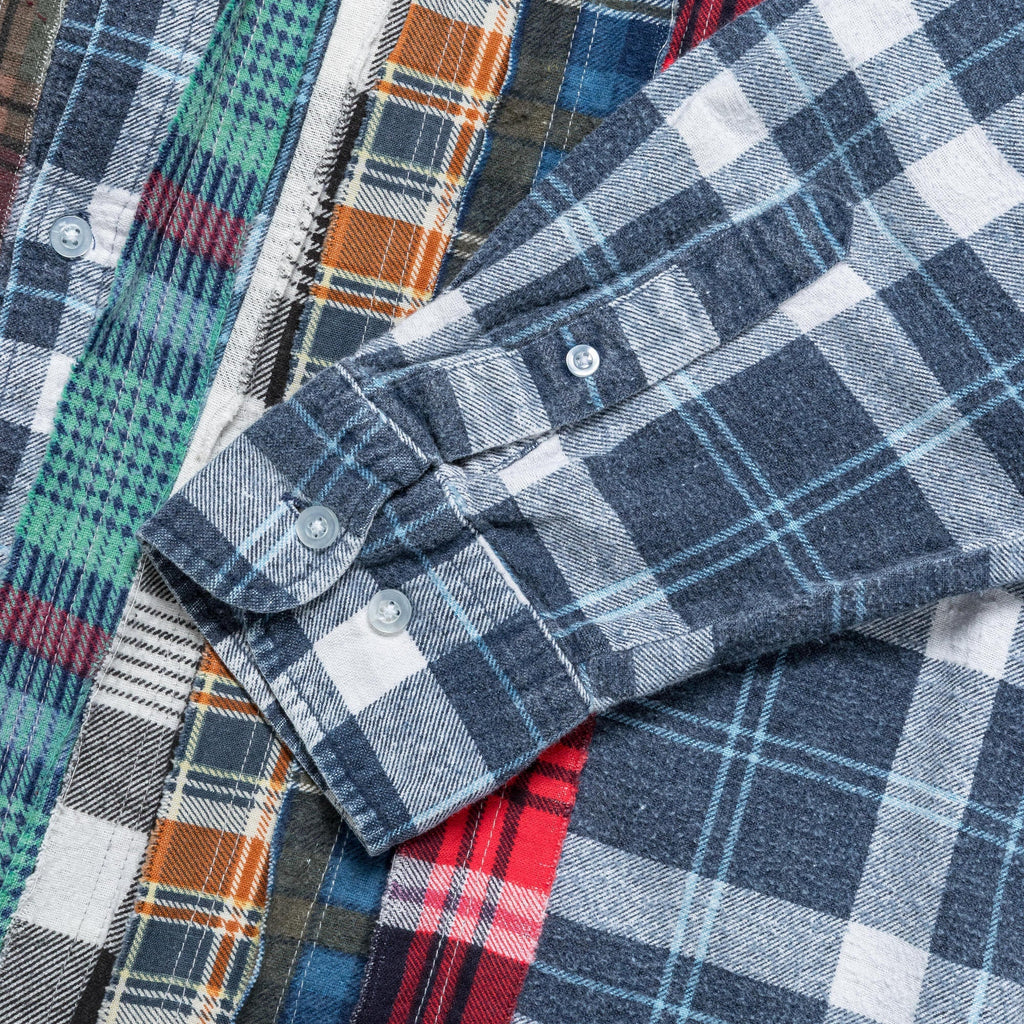 FW24 Rebuild Flannel Ribbon Shirt - Large #6