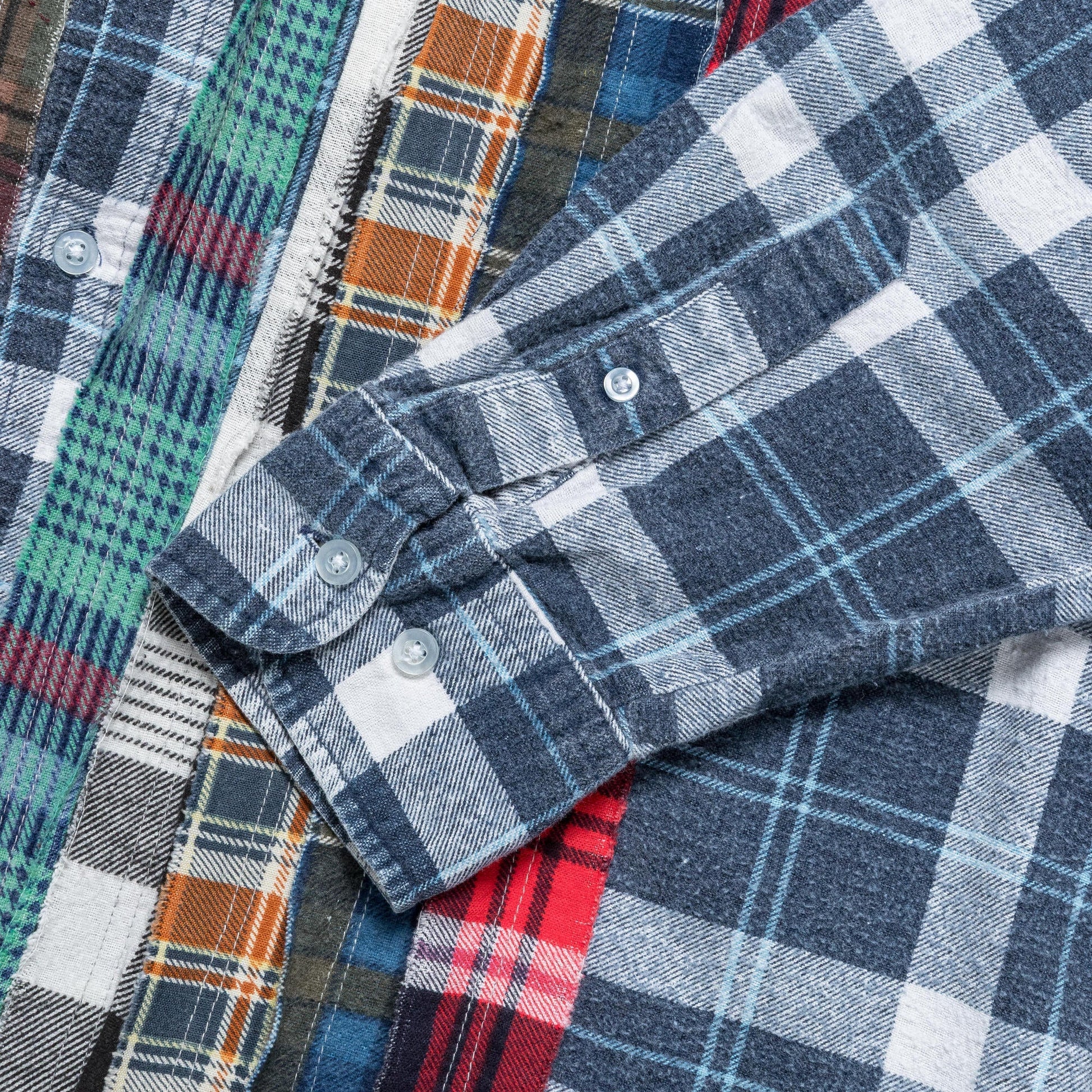 FW24 Rebuild Flannel Ribbon Shirt - Large #6