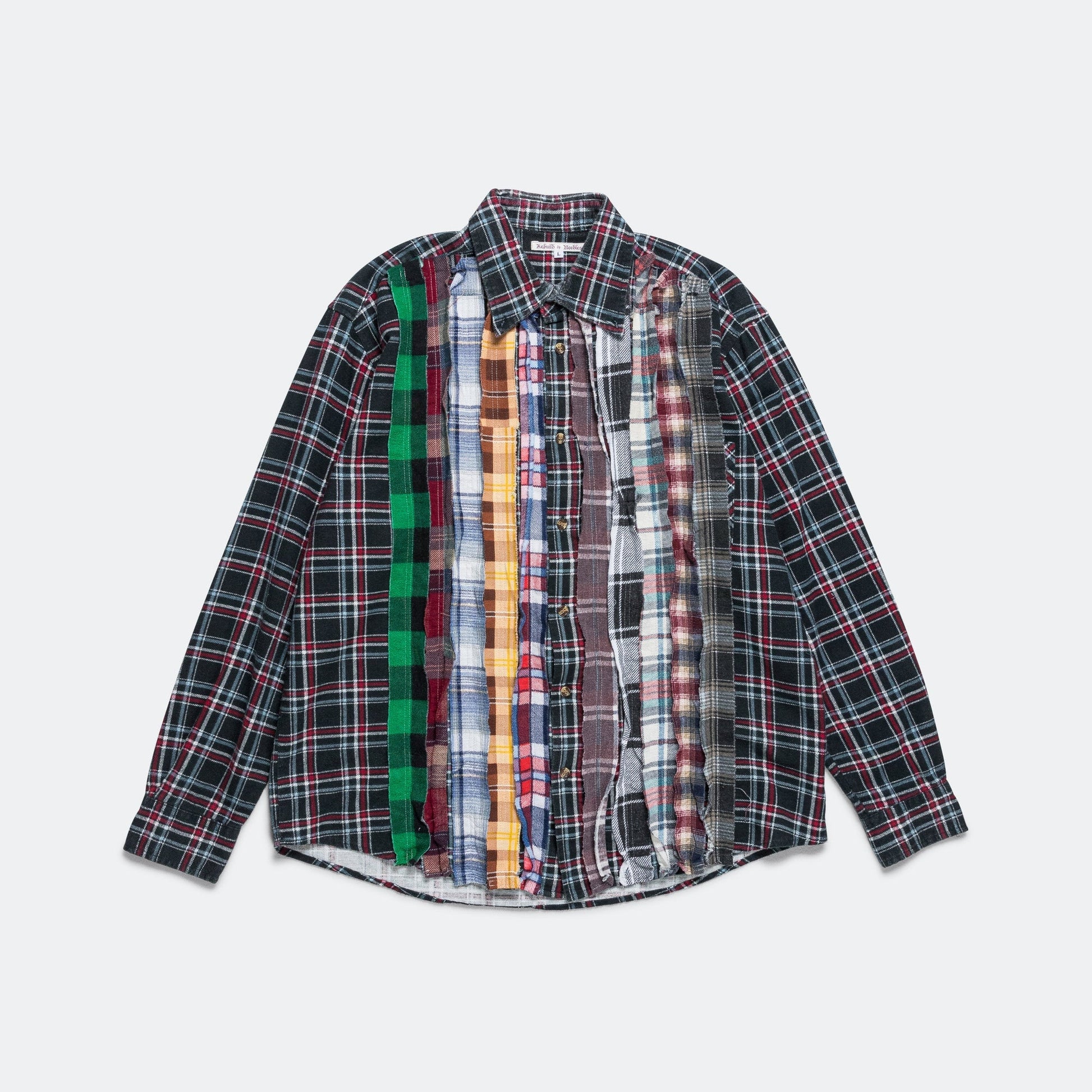 FW24 Rebuild Flannel Ribbon Shirt - Large #7