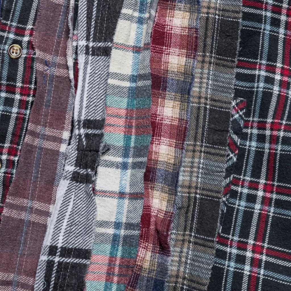 FW24 Rebuild Flannel Ribbon Shirt - Large #7