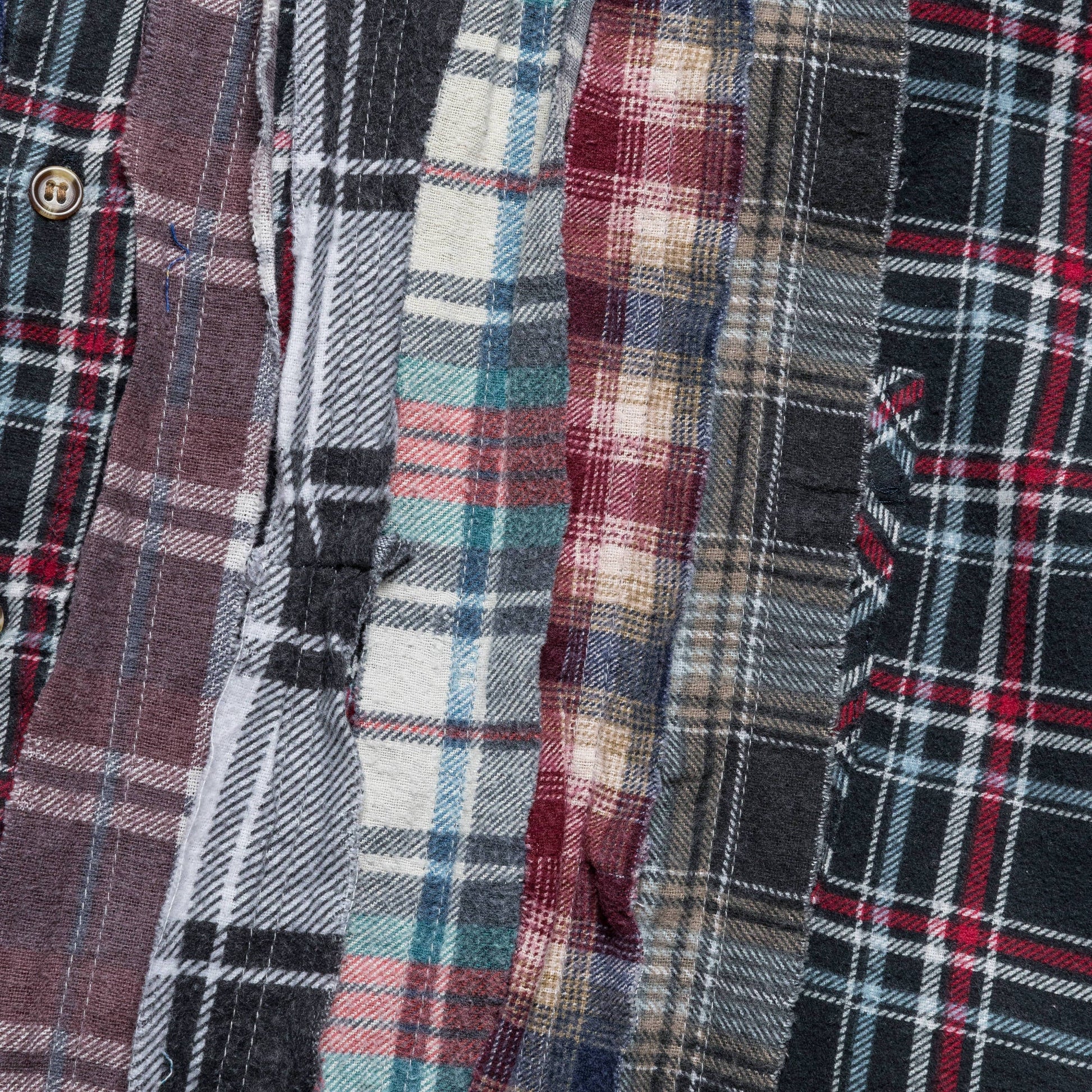 FW24 Rebuild Flannel Ribbon Shirt - Large #7