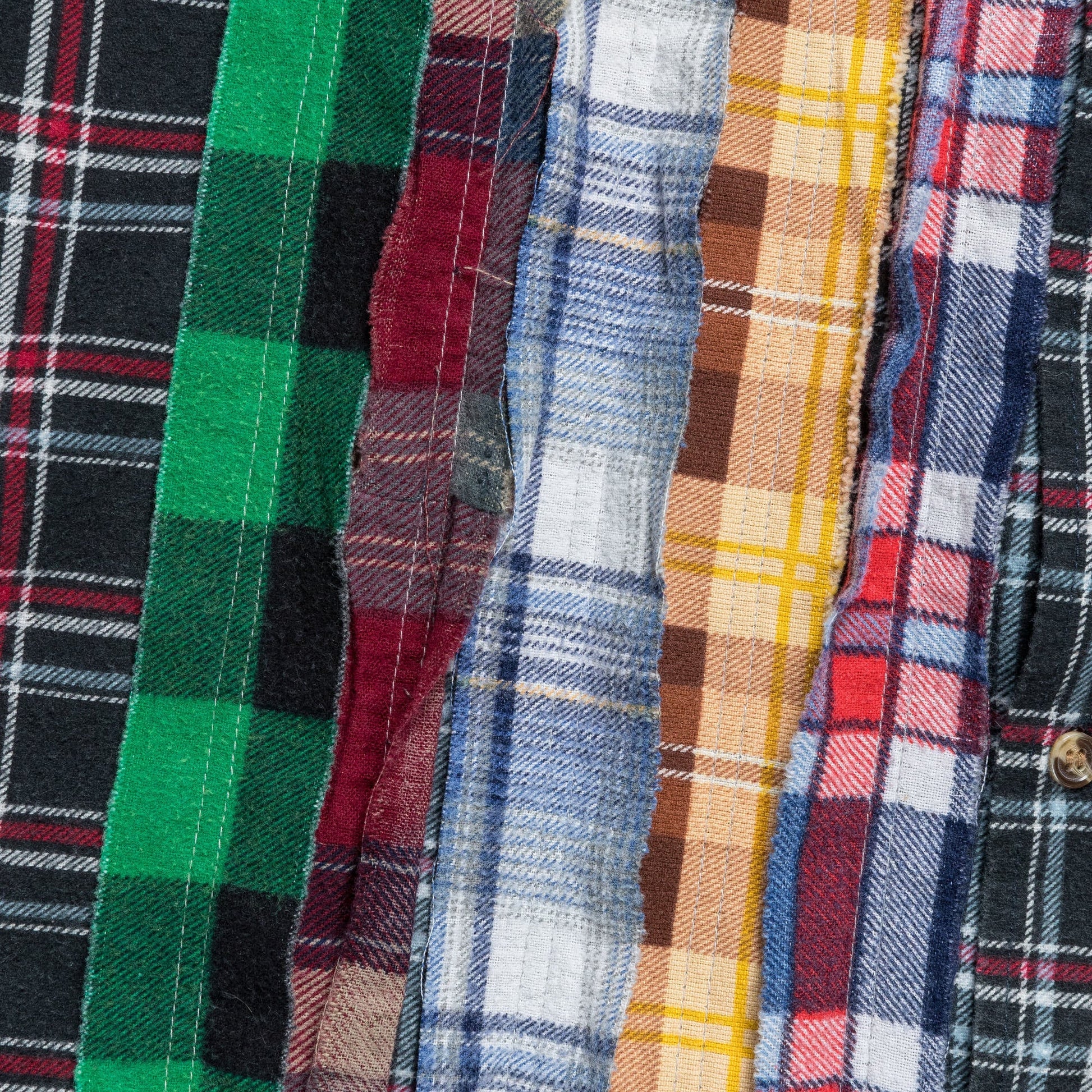 FW24 Rebuild Flannel Ribbon Shirt - Large #7