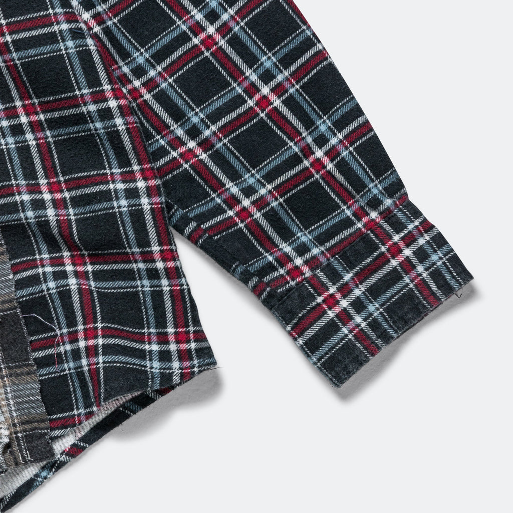 FW24 Rebuild Flannel Ribbon Shirt - Large #7