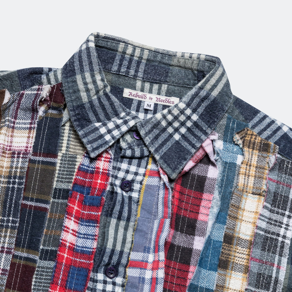 FW24 Rebuild Flannel Ribbon Shirt - Medium #1