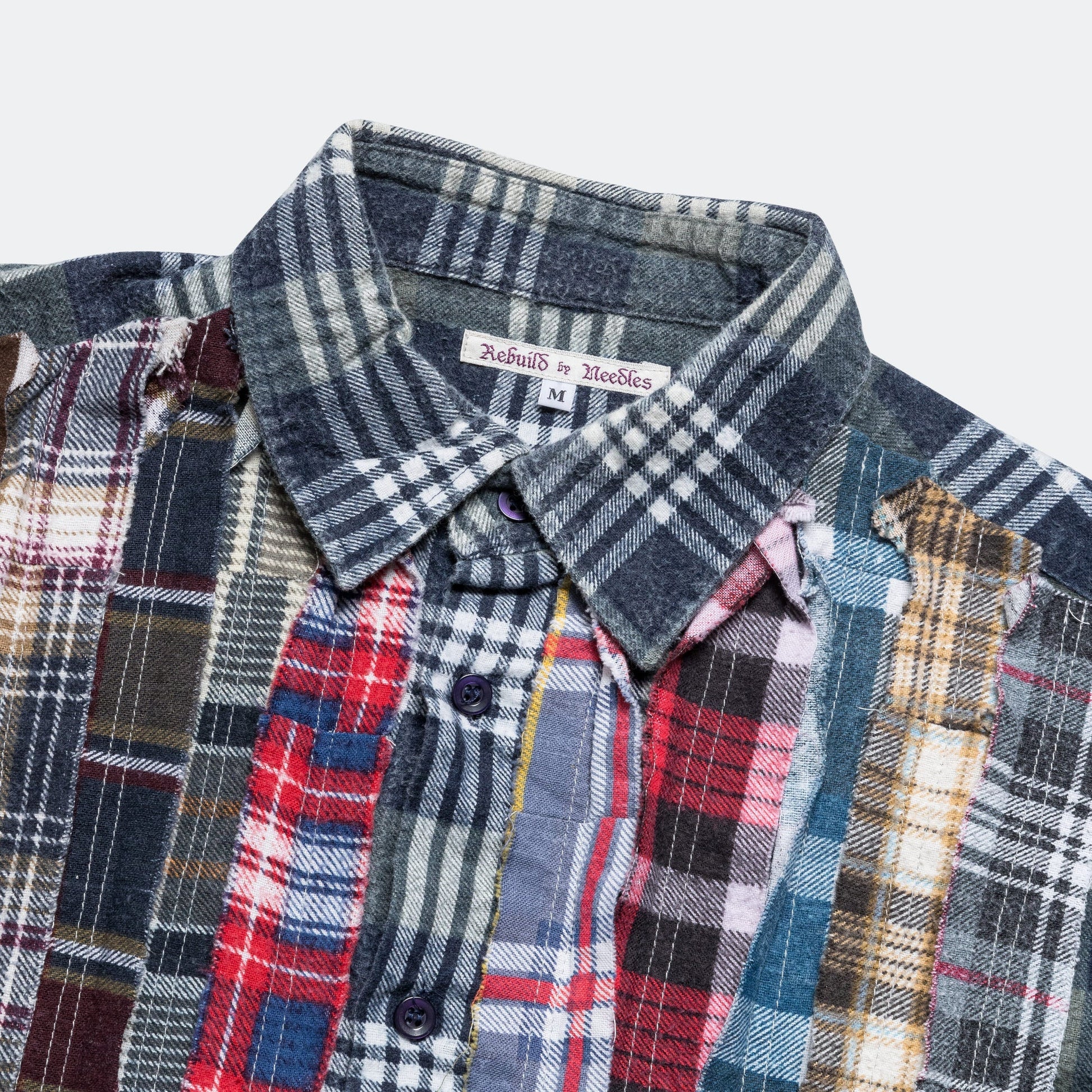 FW24 Rebuild Flannel Ribbon Shirt - Medium #1