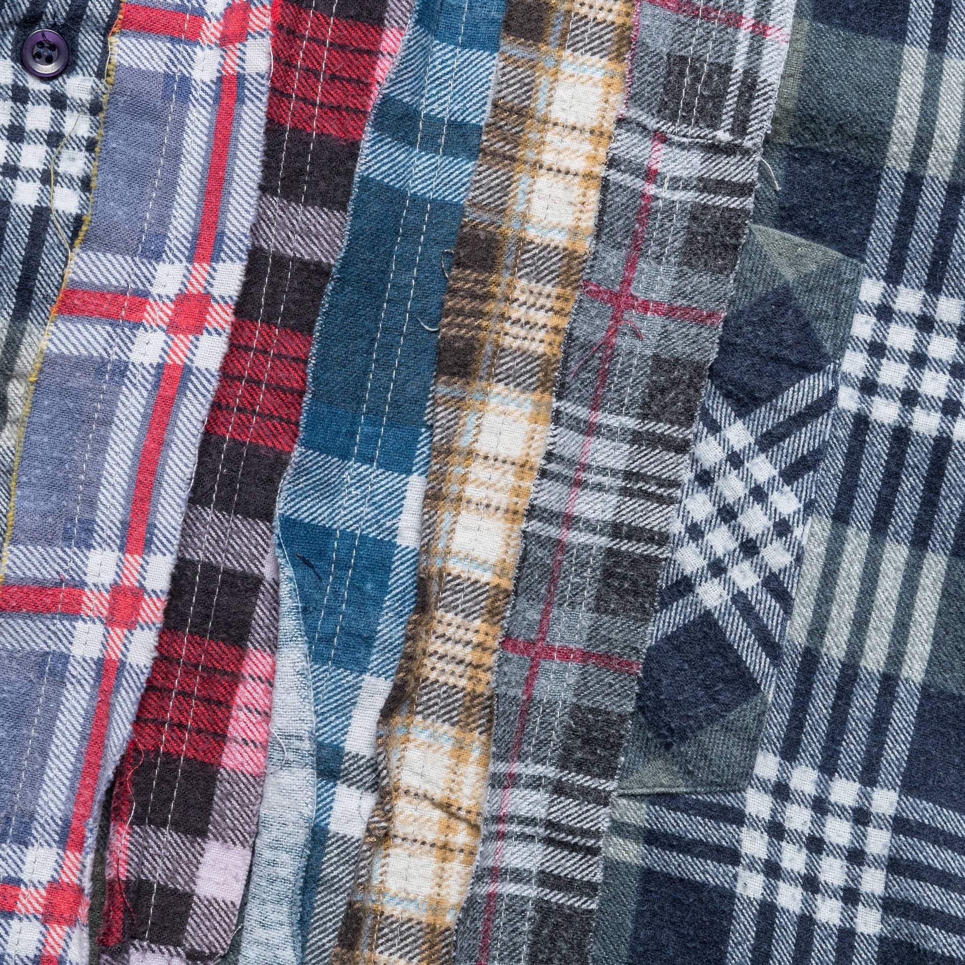 FW24 Rebuild Flannel Ribbon Shirt - Medium #1