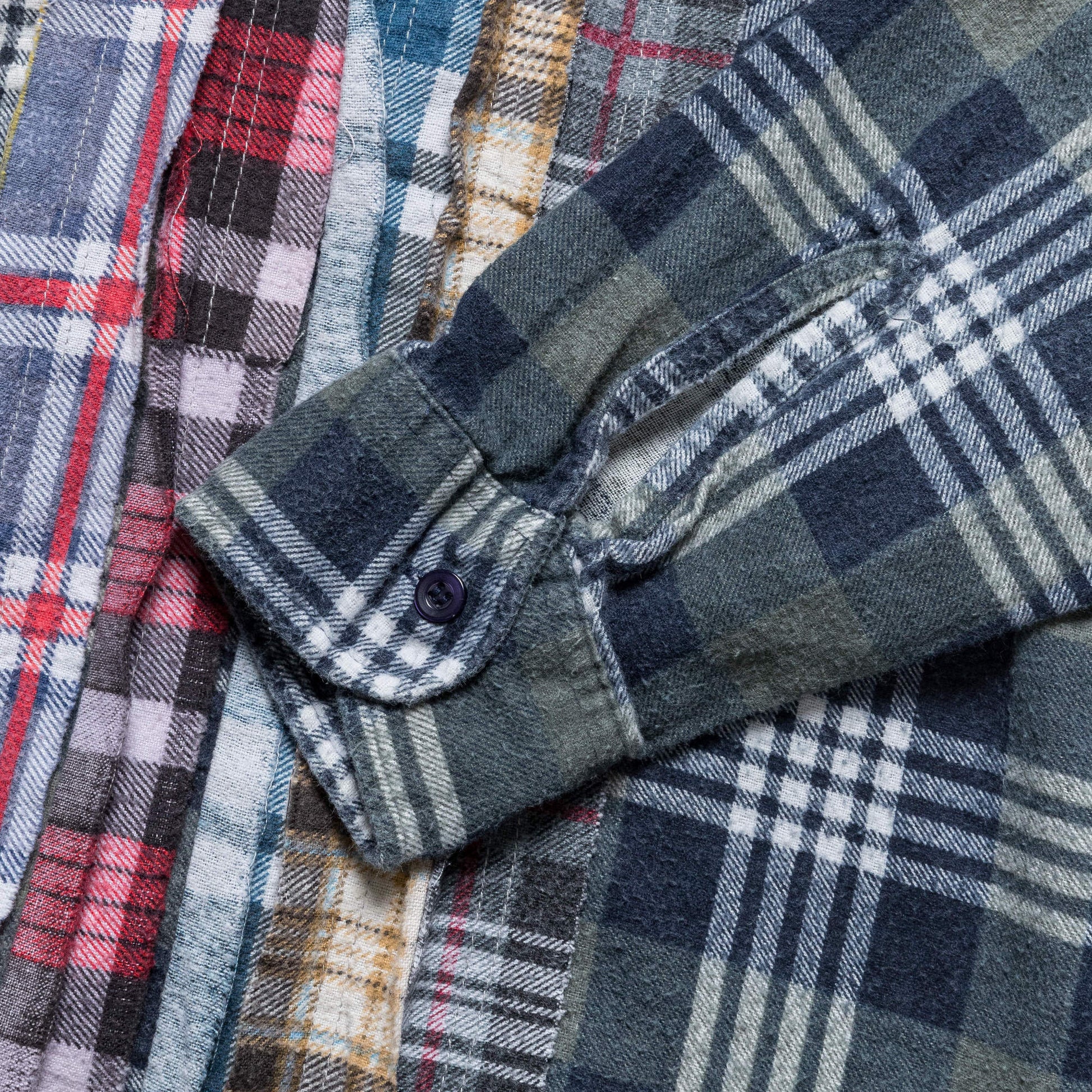FW24 Rebuild Flannel Ribbon Shirt - Medium #1