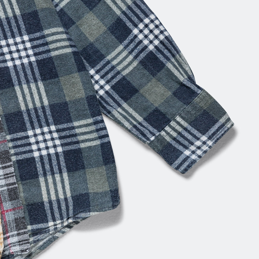 FW24 Rebuild Flannel Ribbon Shirt - Medium #1