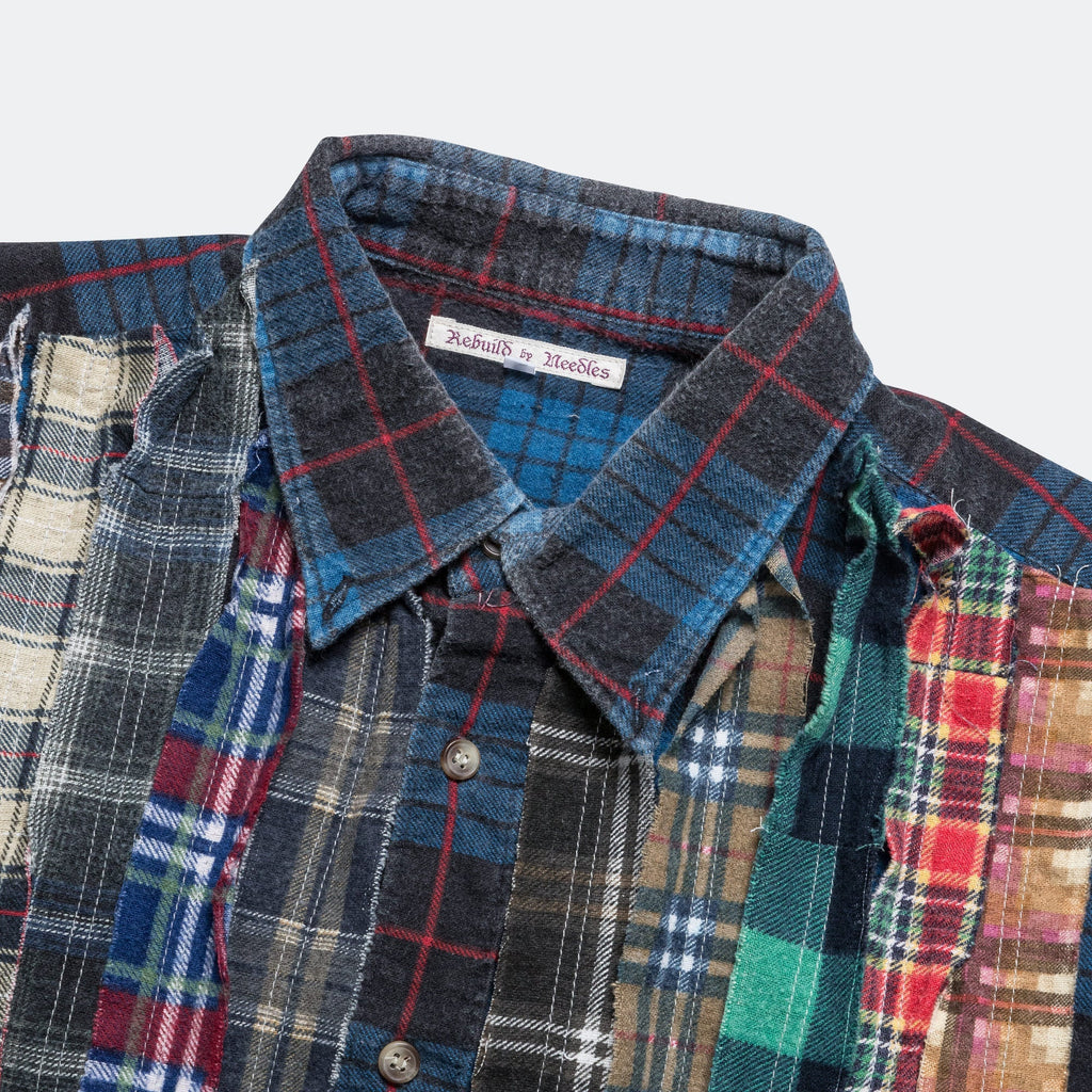 FW24 Rebuild Flannel Ribbon Shirt - Medium #3