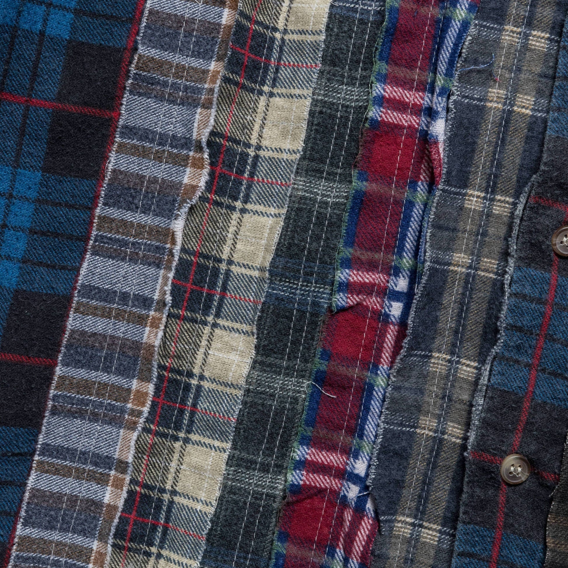 FW24 Rebuild Flannel Ribbon Shirt - Medium #3