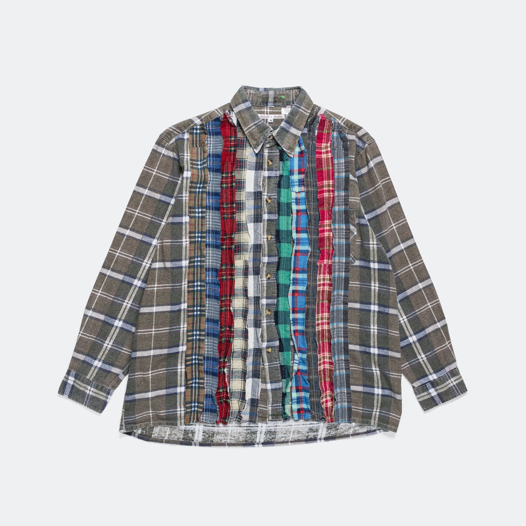FW24 Rebuild Flannel Ribbon Shirt - Medium #4