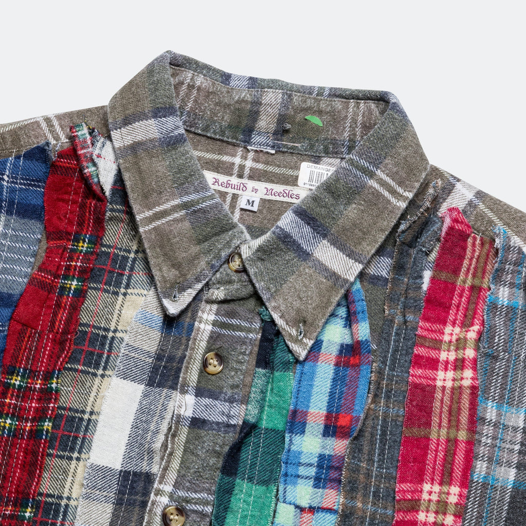 FW24 Rebuild Flannel Ribbon Shirt - Medium #4