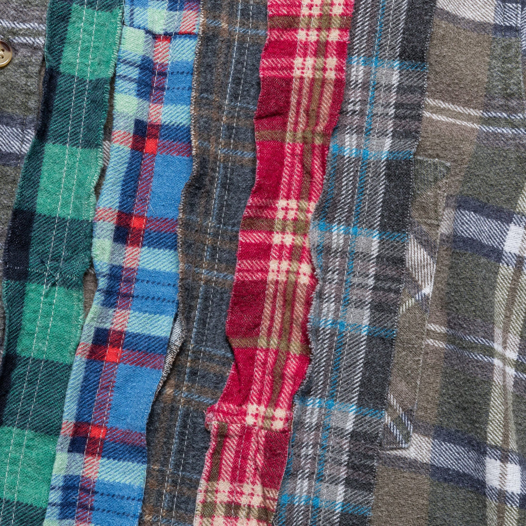 FW24 Rebuild Flannel Ribbon Shirt - Medium #4