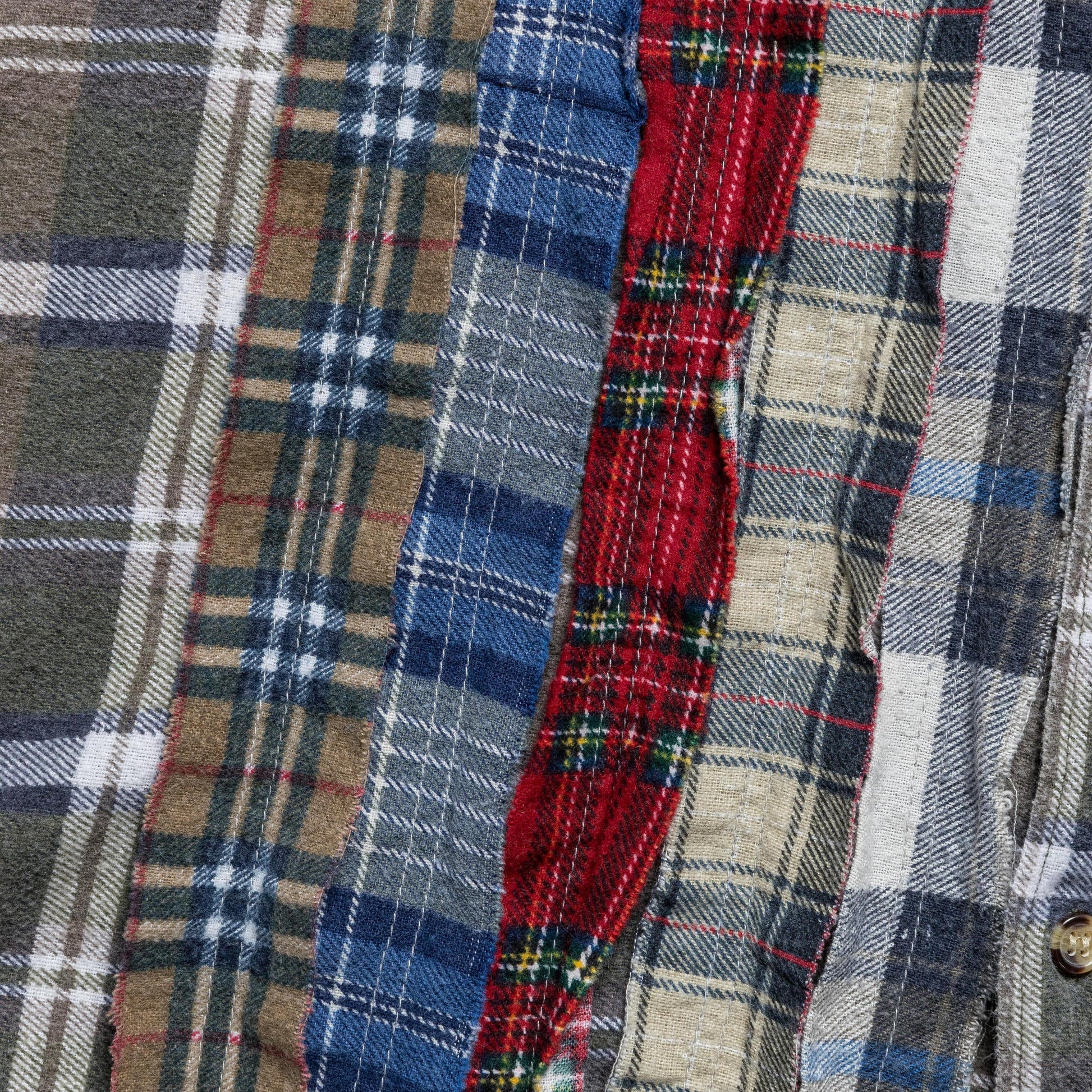 FW24 Rebuild Flannel Ribbon Shirt - Medium #4