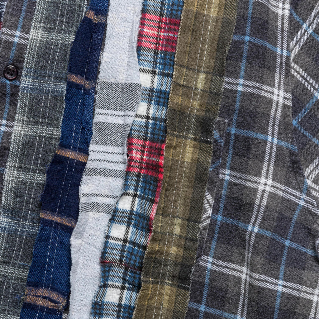 FW24 Rebuild Flannel Ribbon Shirt - Medium #6