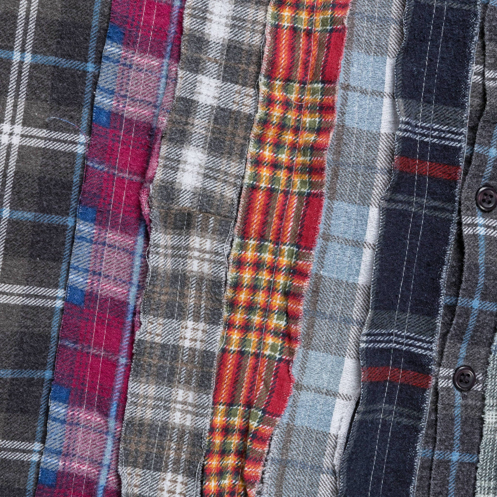 FW24 Rebuild Flannel Ribbon Shirt - Medium #6
