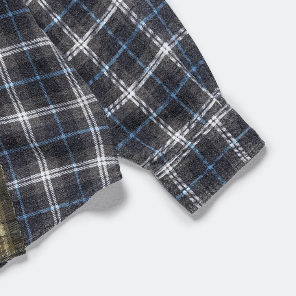 FW24 Rebuild Flannel Ribbon Shirt - Medium #6