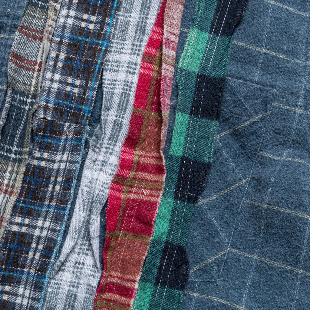 FW24 Rebuild Flannel Ribbon Shirt - Medium #7