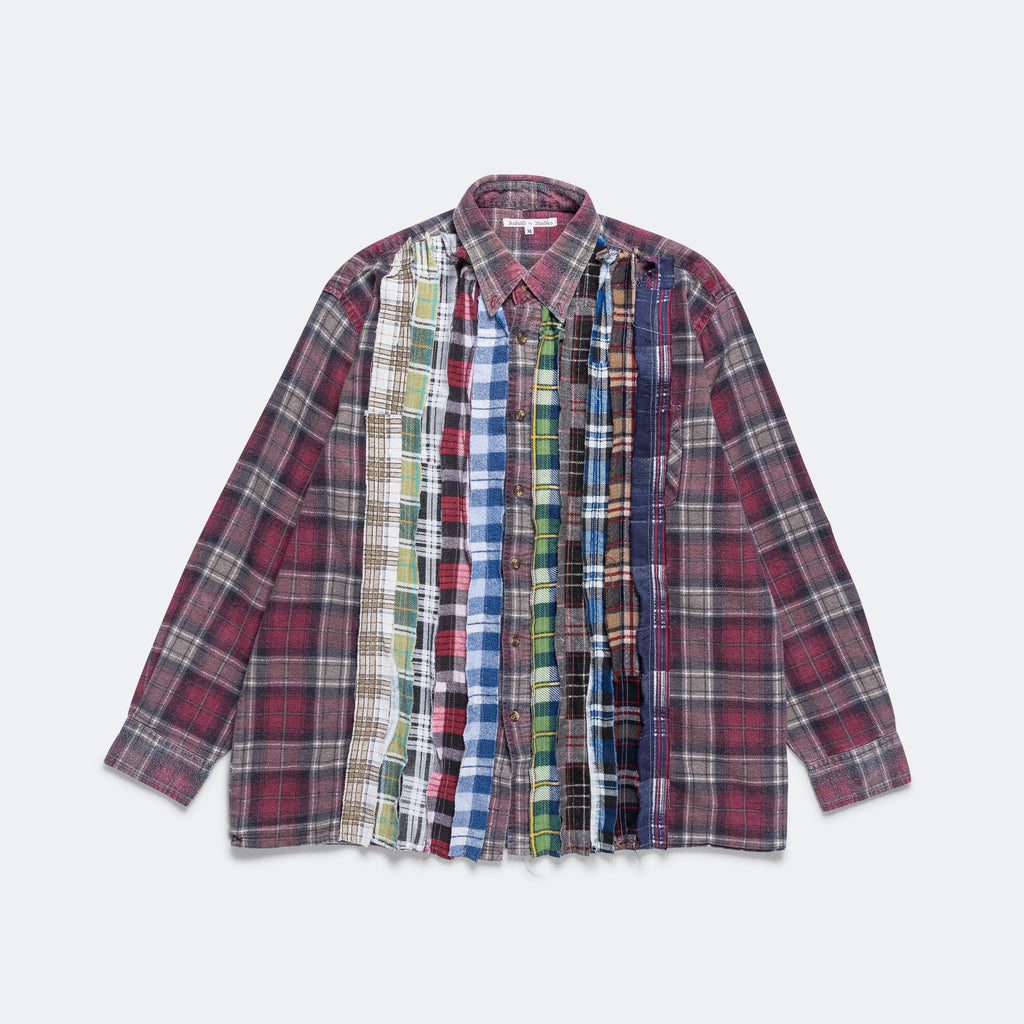 FW24 Rebuild Flannel Ribbon Shirt - Medium #8