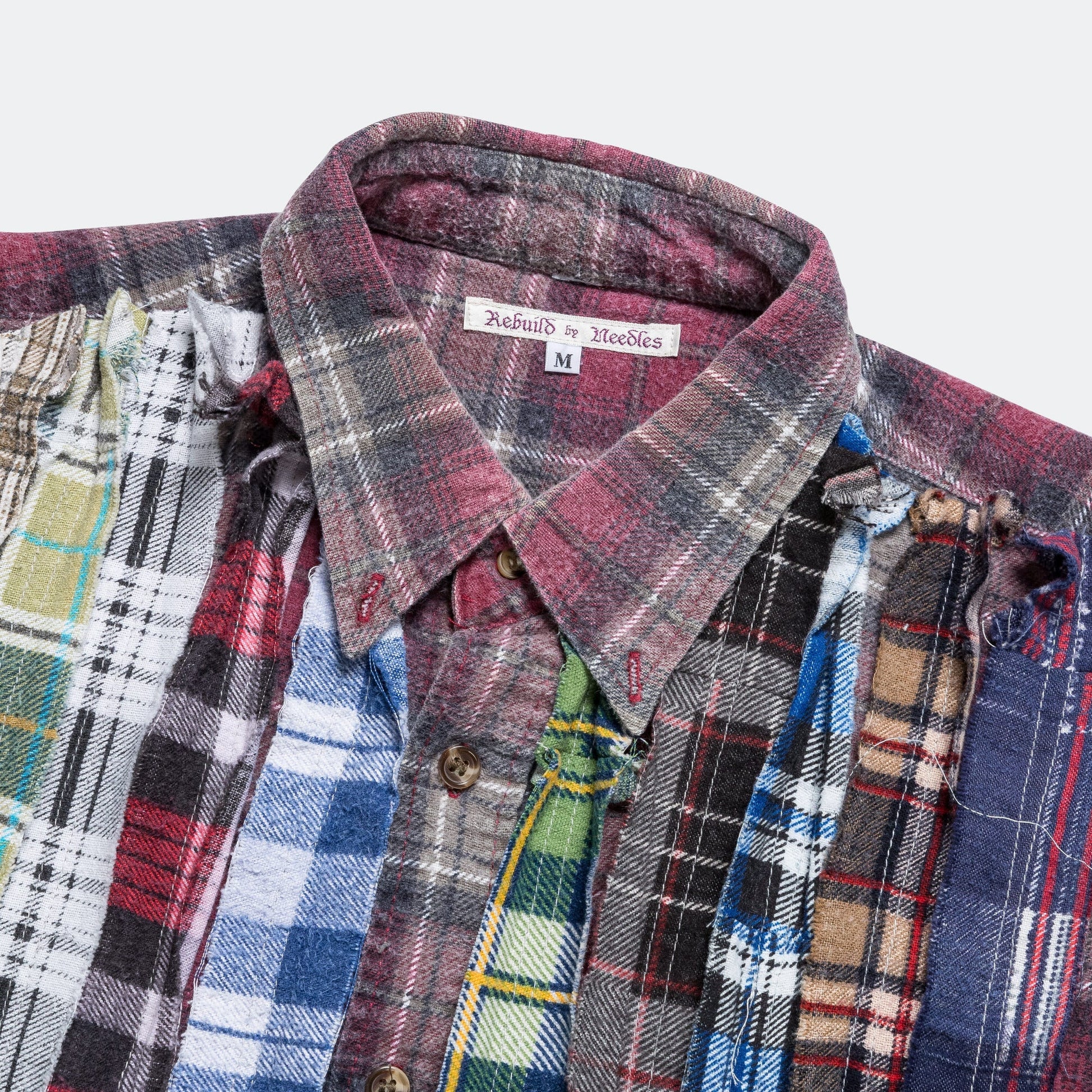 FW24 Rebuild Flannel Ribbon Shirt - Medium #8