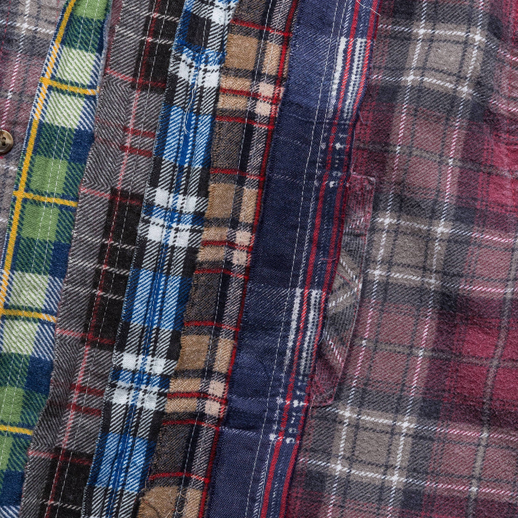 FW24 Rebuild Flannel Ribbon Shirt - Medium #8