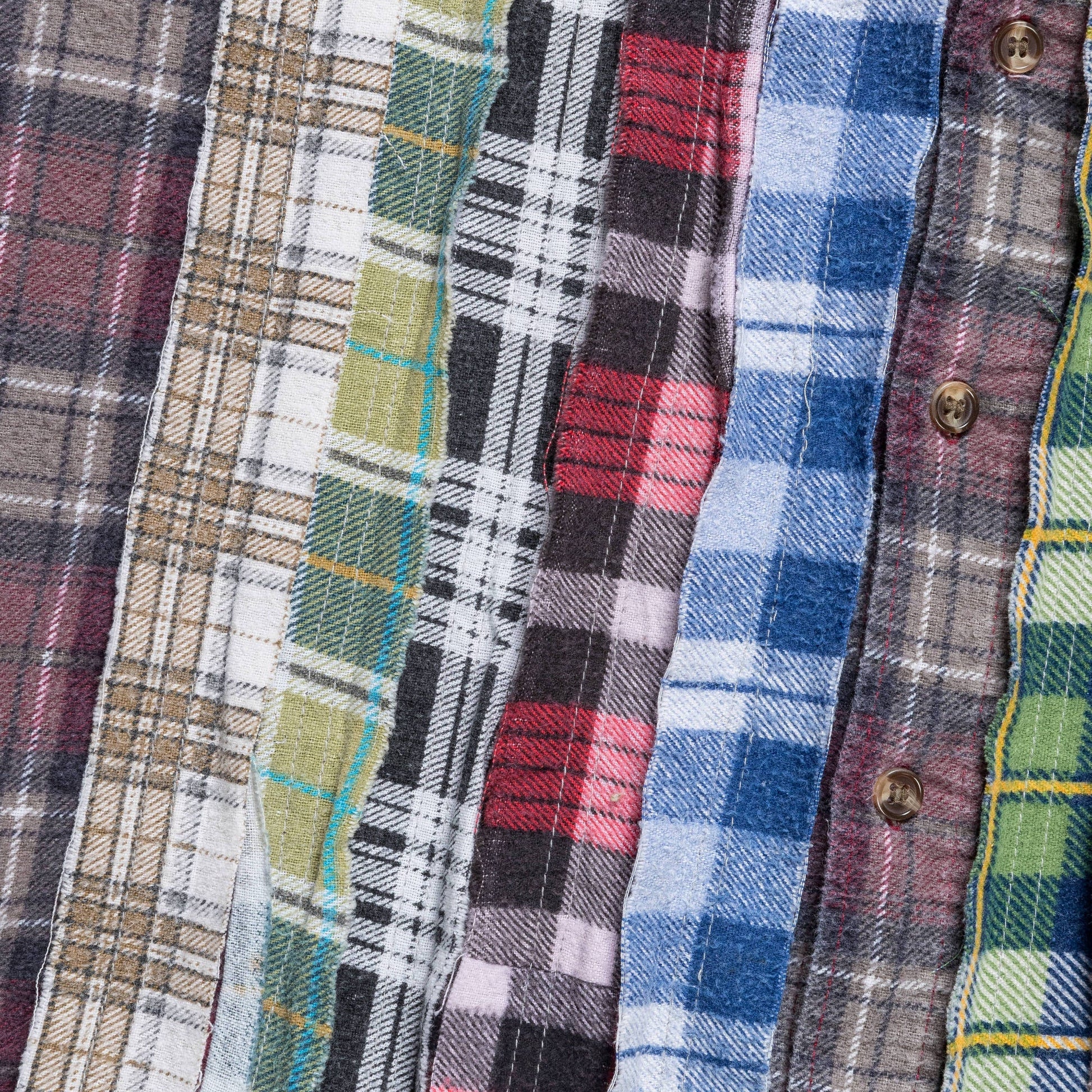FW24 Rebuild Flannel Ribbon Shirt - Medium #8