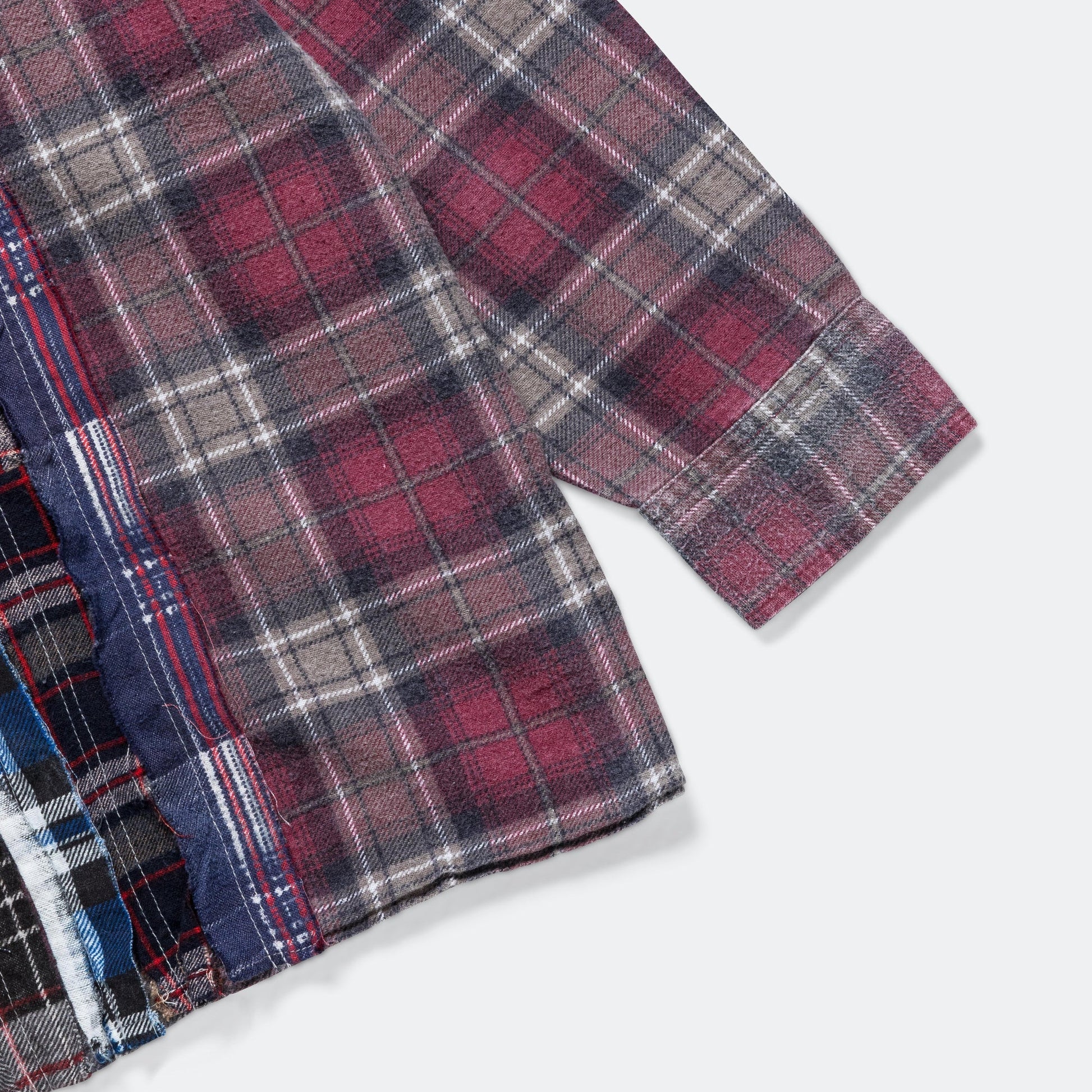 FW24 Rebuild Flannel Ribbon Shirt - Medium #8