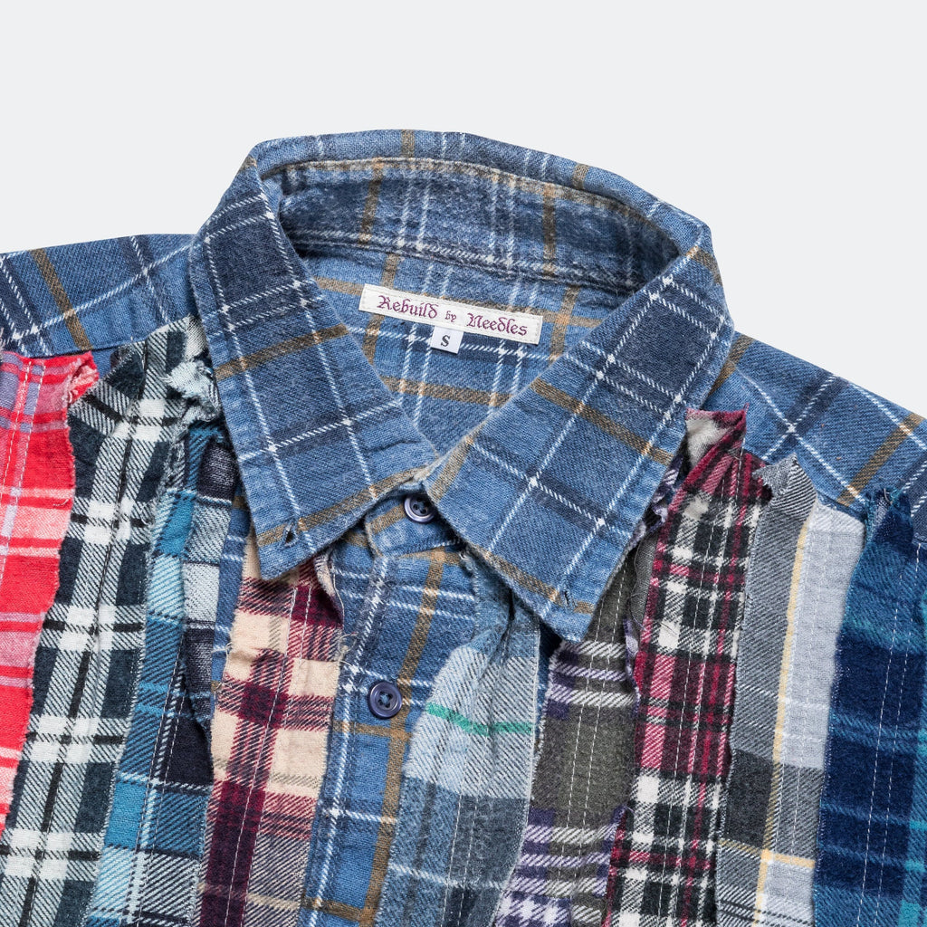 FW24 Rebuild Flannel Ribbon Shirt - Small #1
