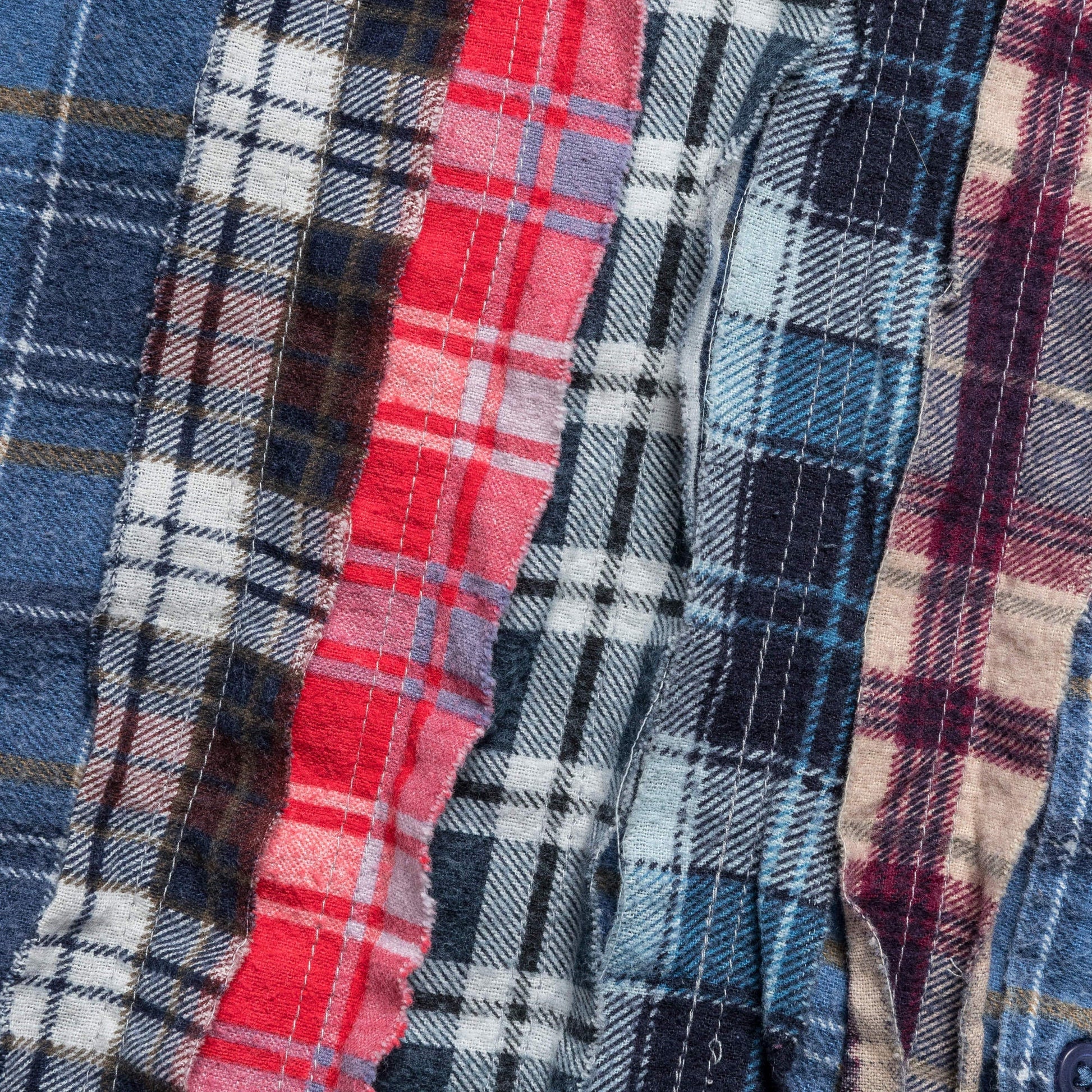 FW24 Rebuild Flannel Ribbon Shirt - Small #1