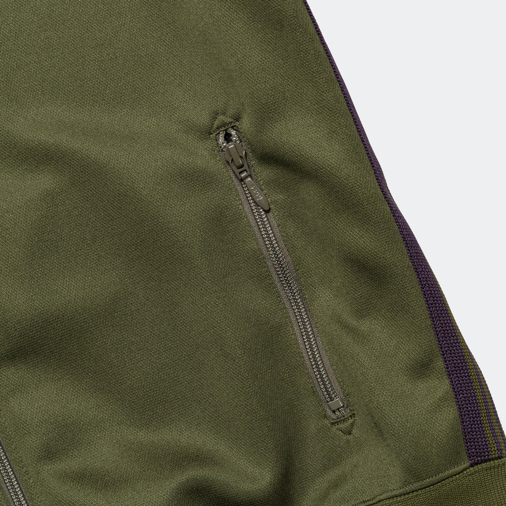 Track Jacket - Olive Poly Smooth