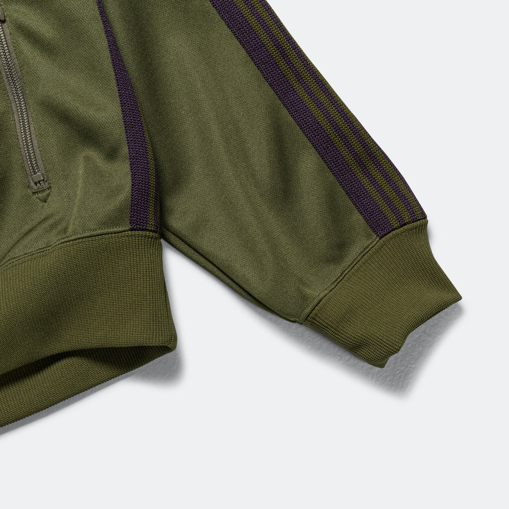 Track Jacket - Olive Poly Smooth