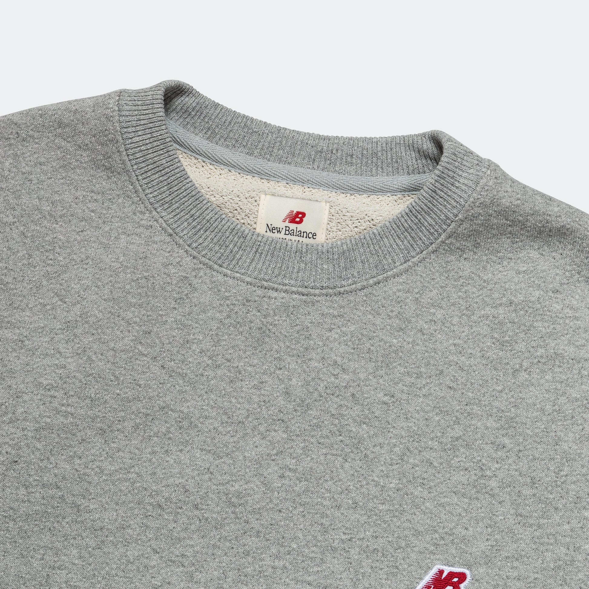 MADE in USA Crew Sweat - Athletic Grey