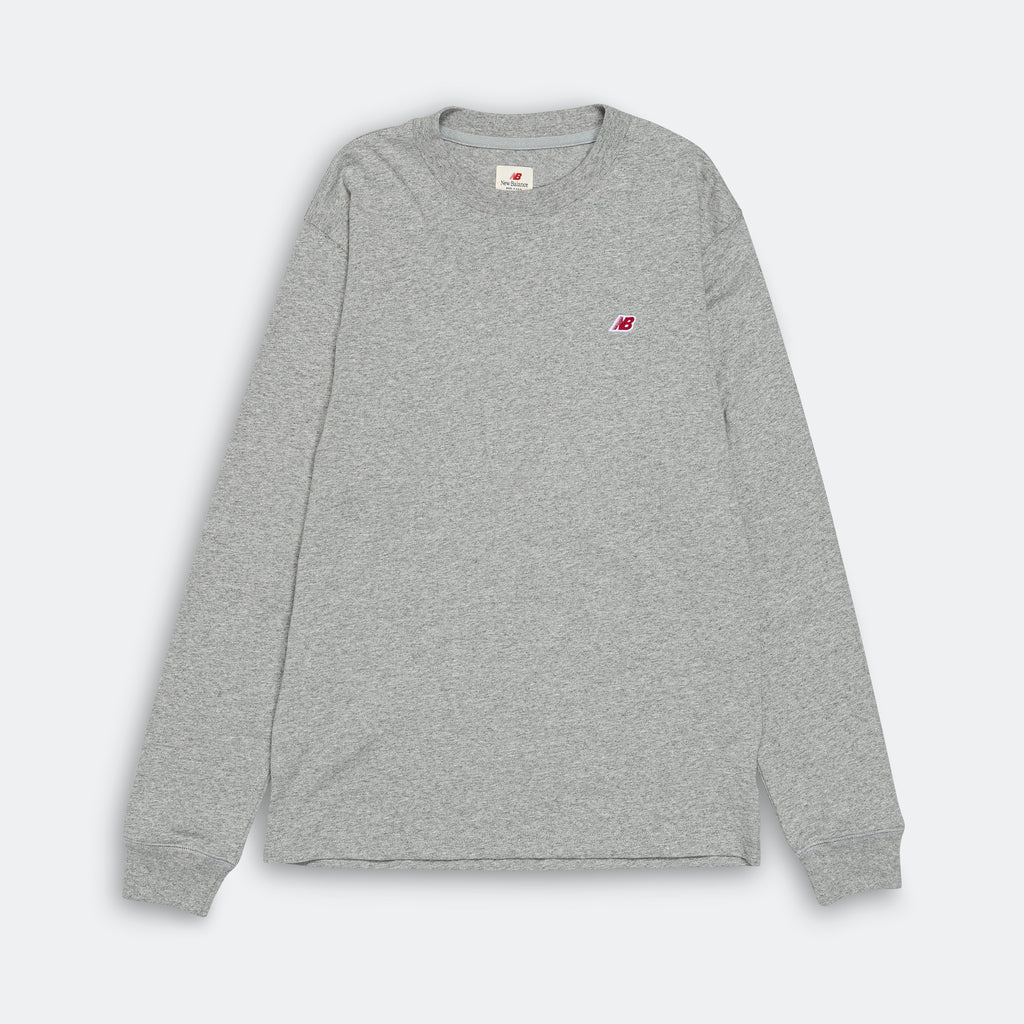MADE in USA Long Sleeve Tee - Athletic Grey
