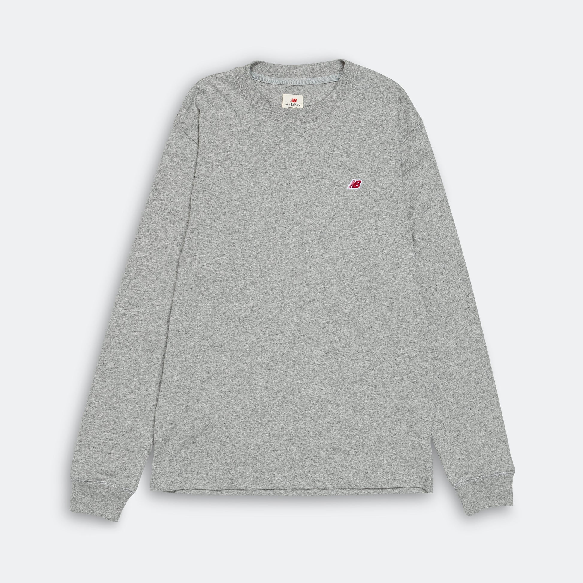 MADE in USA Long Sleeve Tee - Athletic Grey