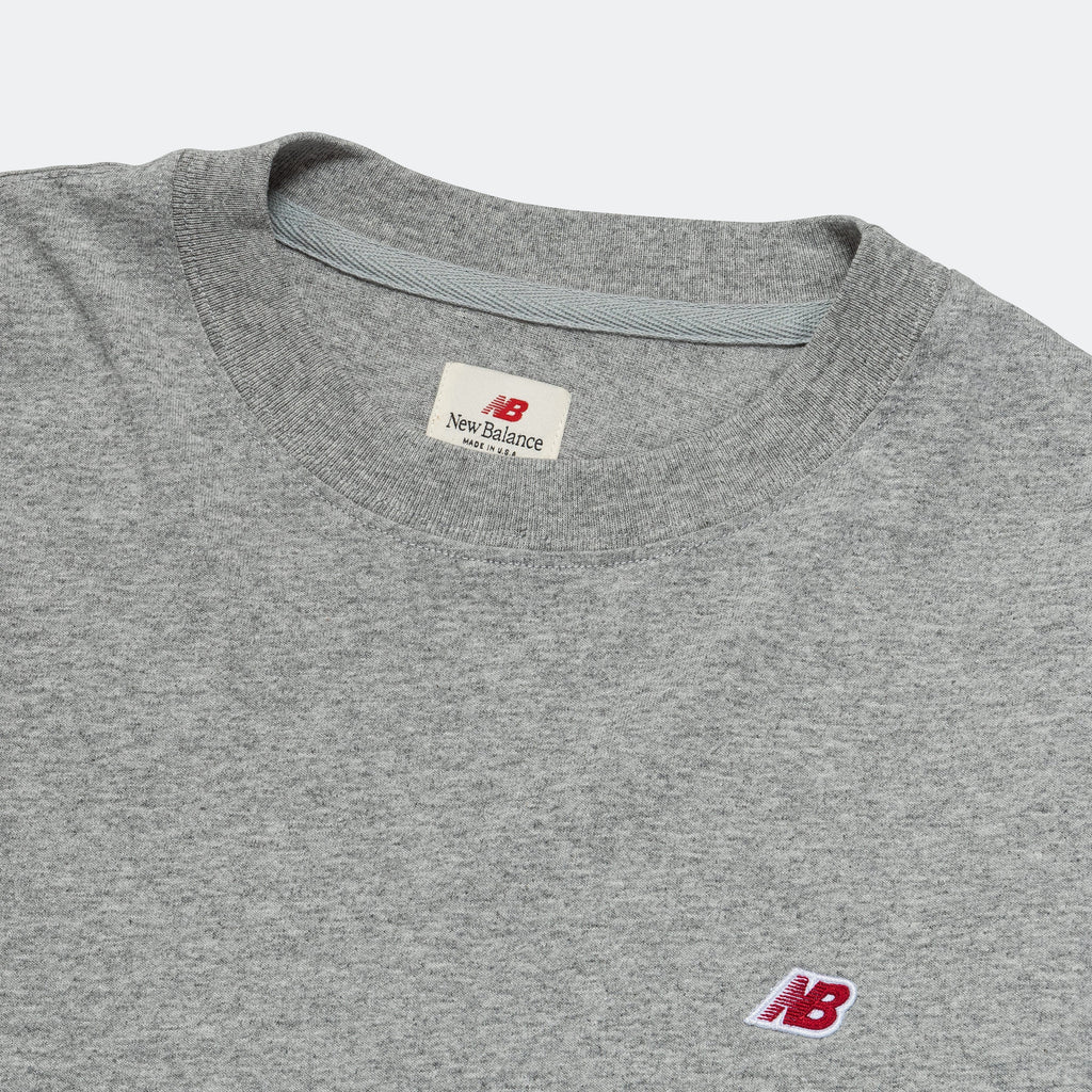 MADE in USA Long Sleeve Tee - Athletic Grey