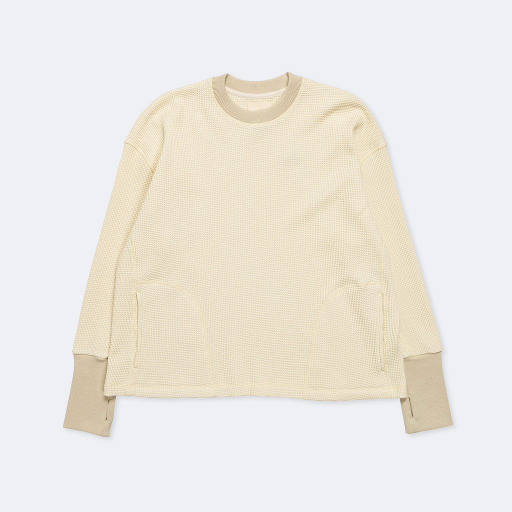 LS Waffle Crew - Cream