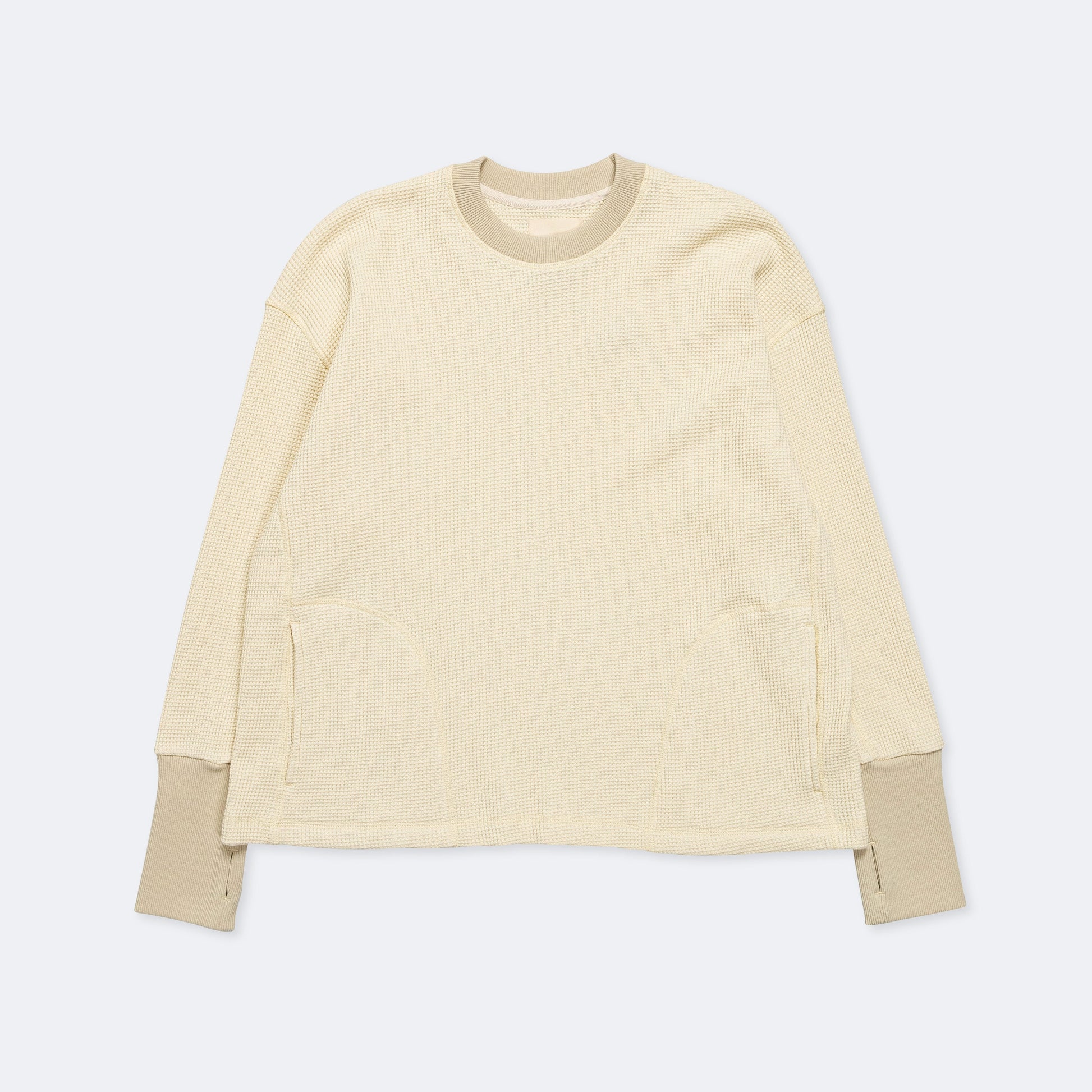 LS Waffle Crew - Cream