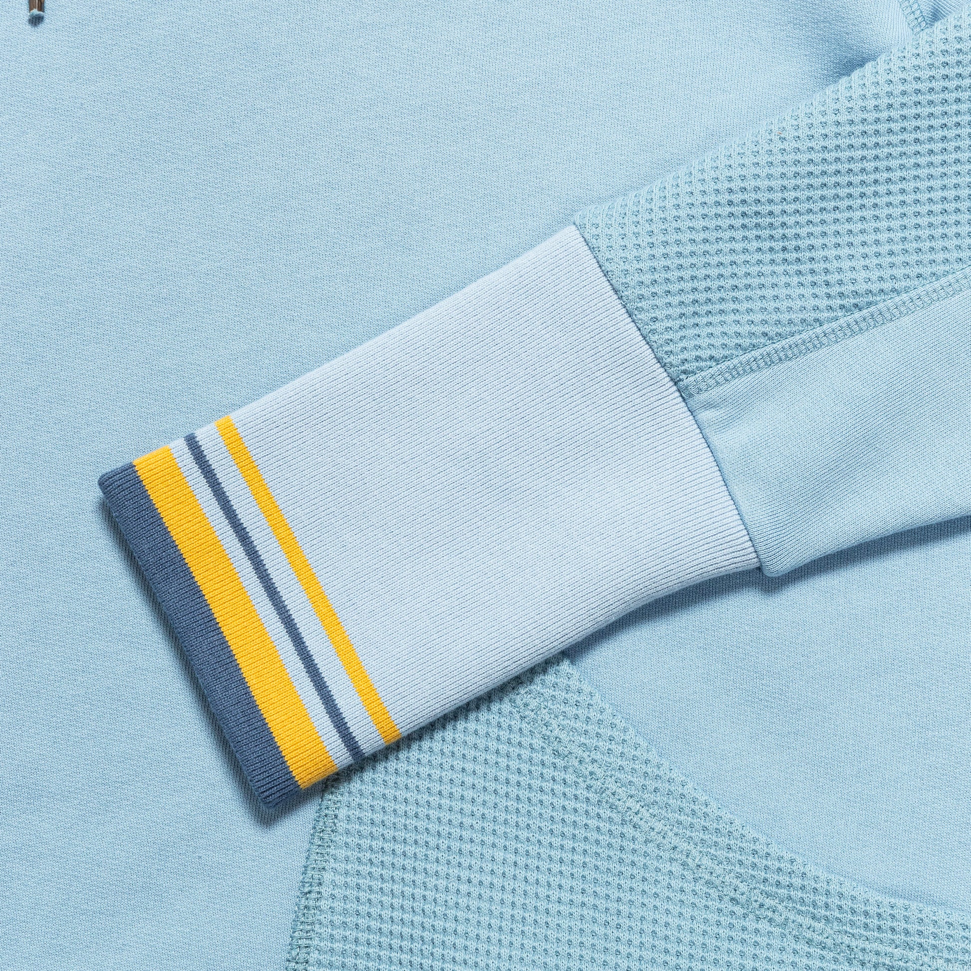 Panelled Hoodie - Powder Blue