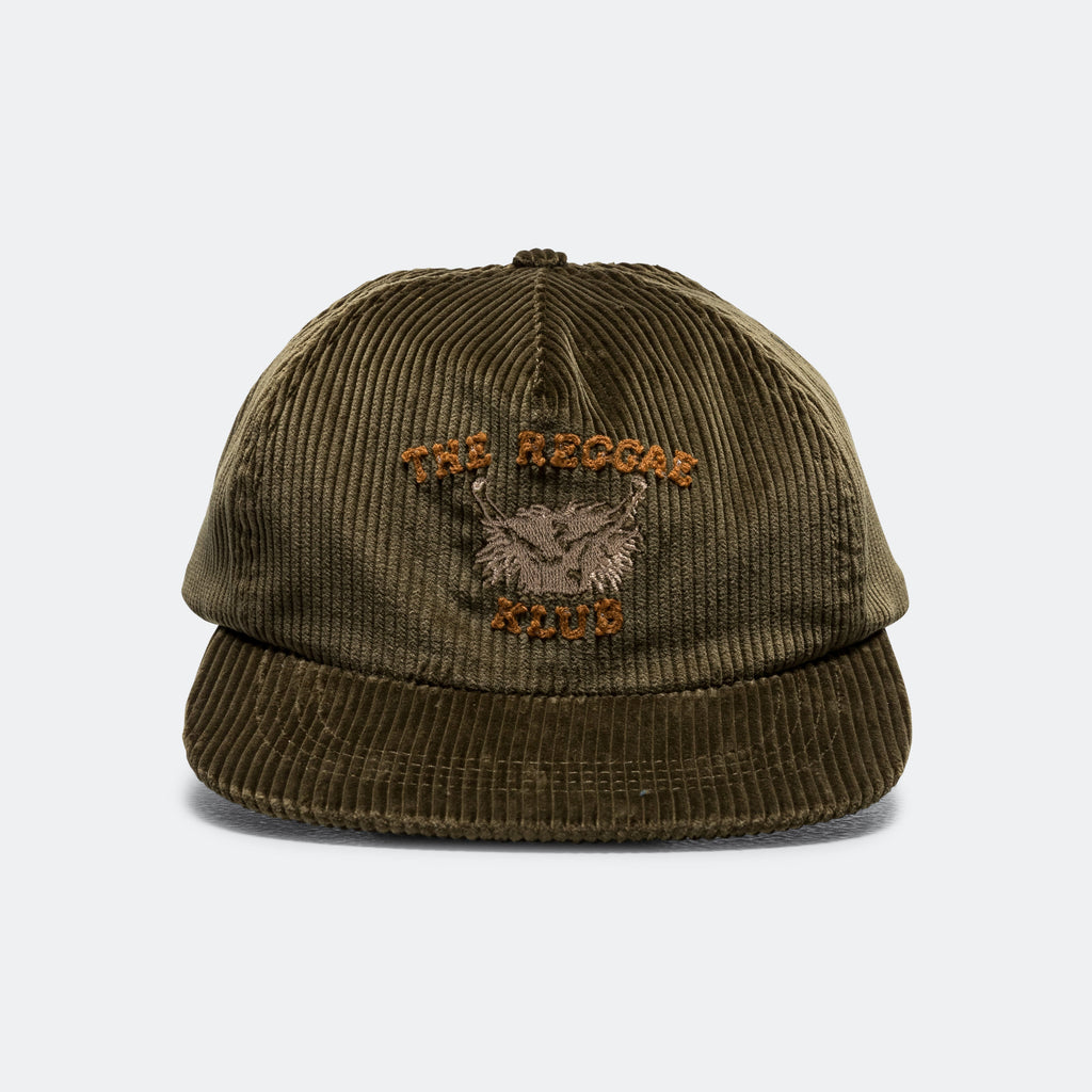 Reggae Klub Chain Stitch Cap - Olive