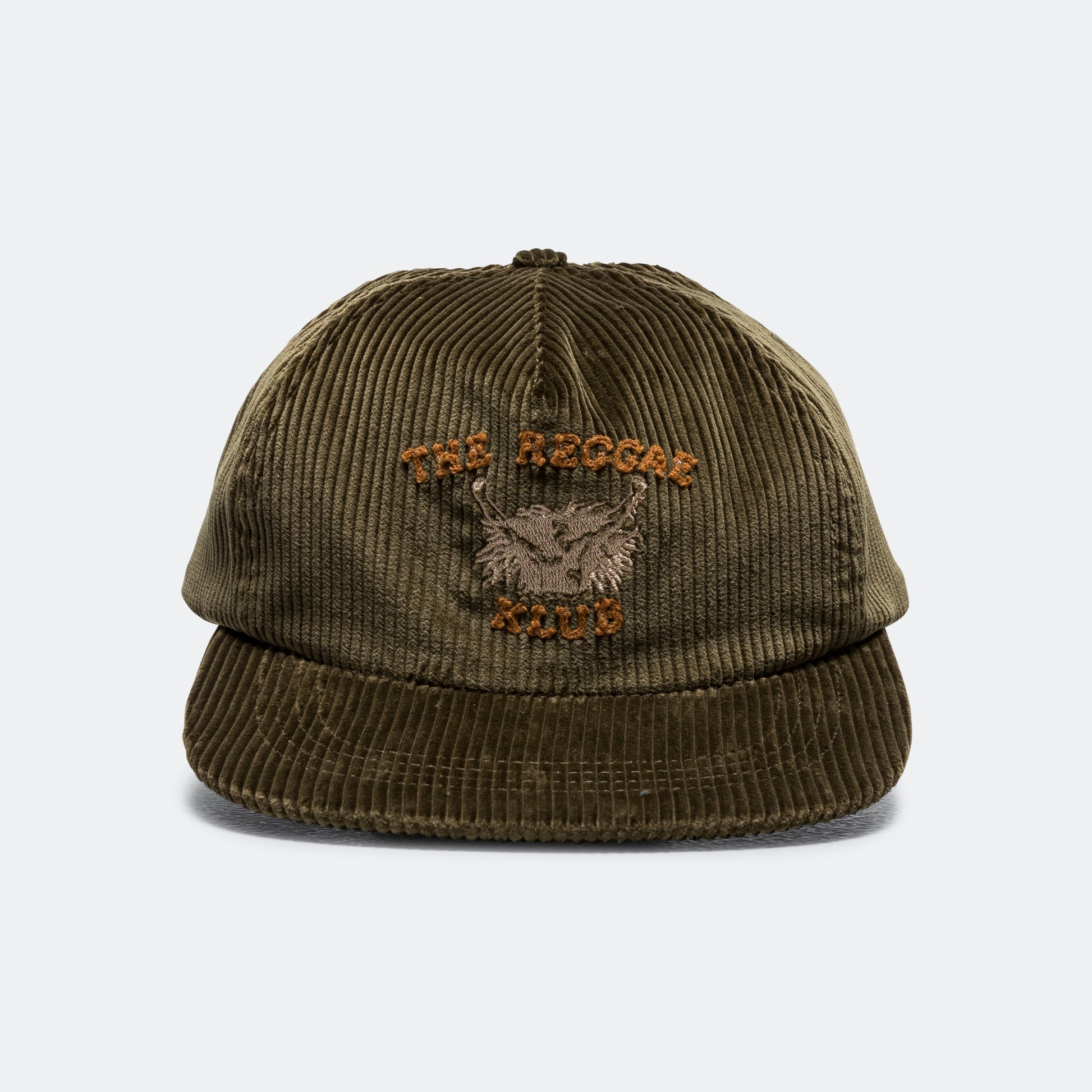 Reggae Klub Chain Stitch Cap - Olive