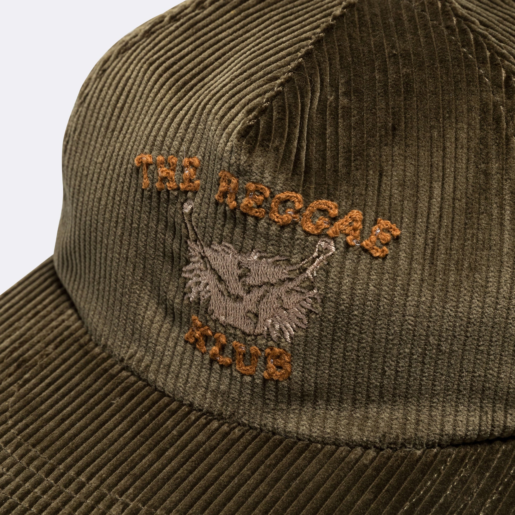 Reggae Klub Chain Stitch Cap - Olive