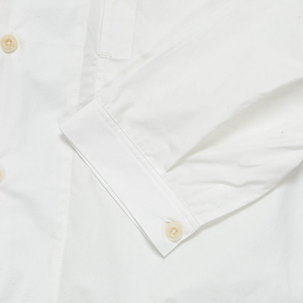 Long Sleeve Two Pocket Shirt - Whiten
