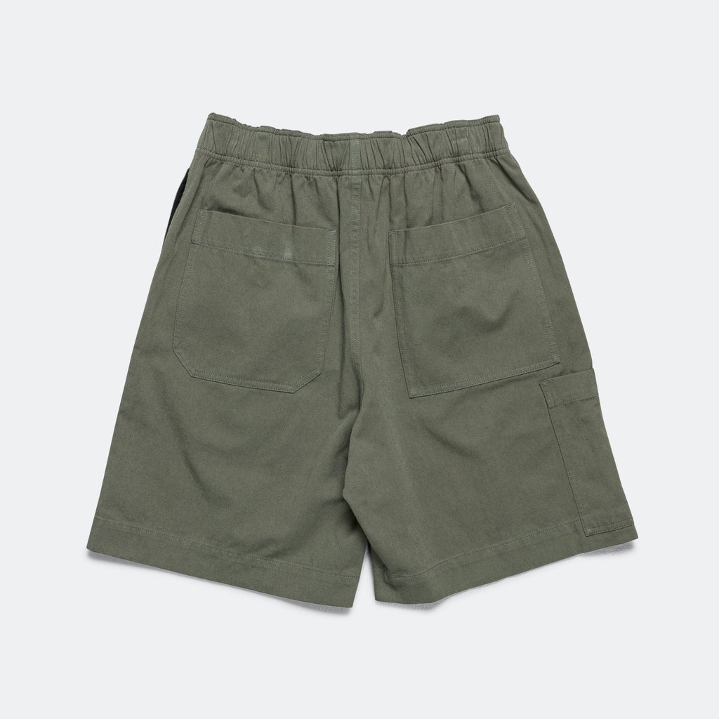 Pull Up Shorts - Uniform Green Cotton Hemp Twill (LBS)