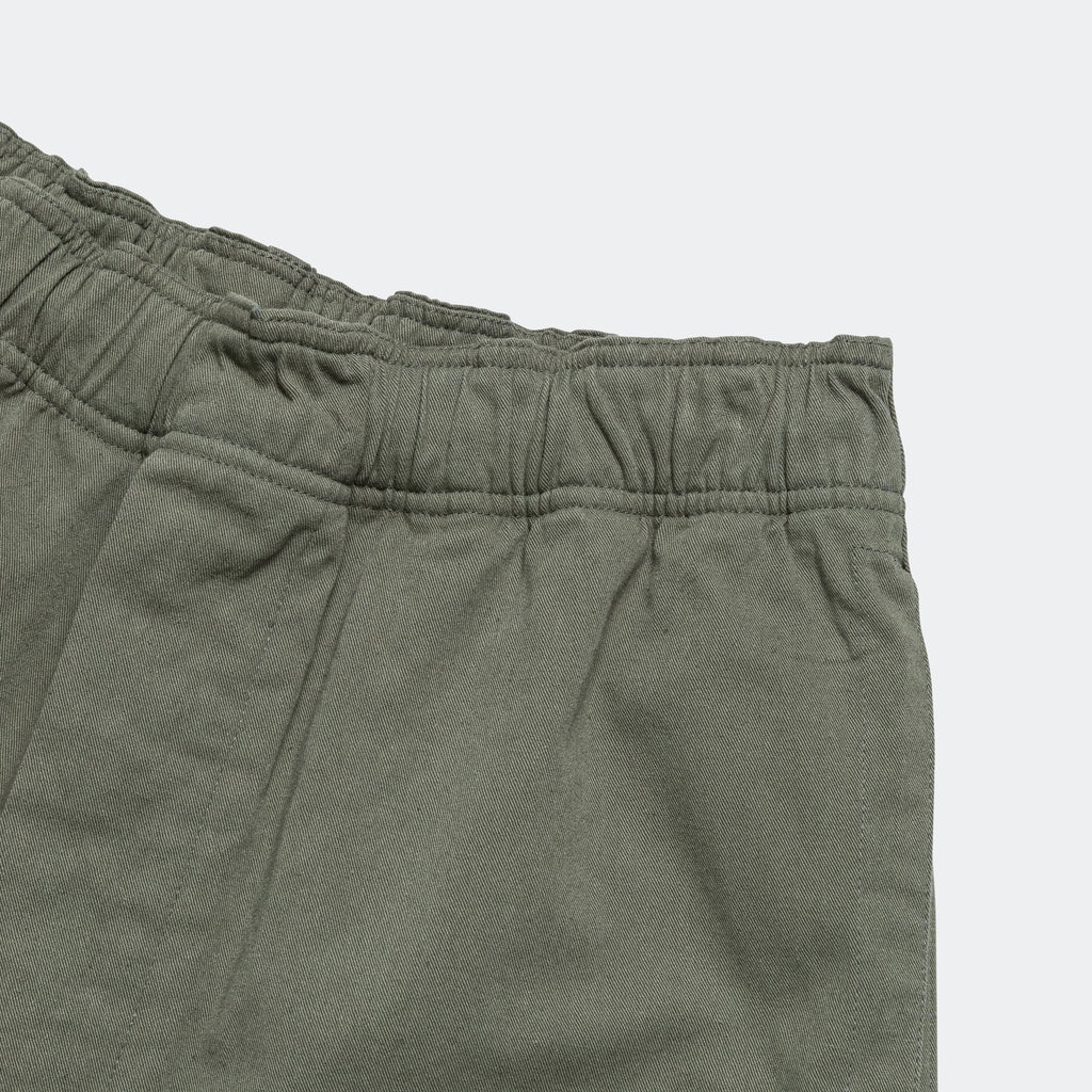 Pull Up Shorts - Uniform Green Cotton Hemp Twill (LBS)