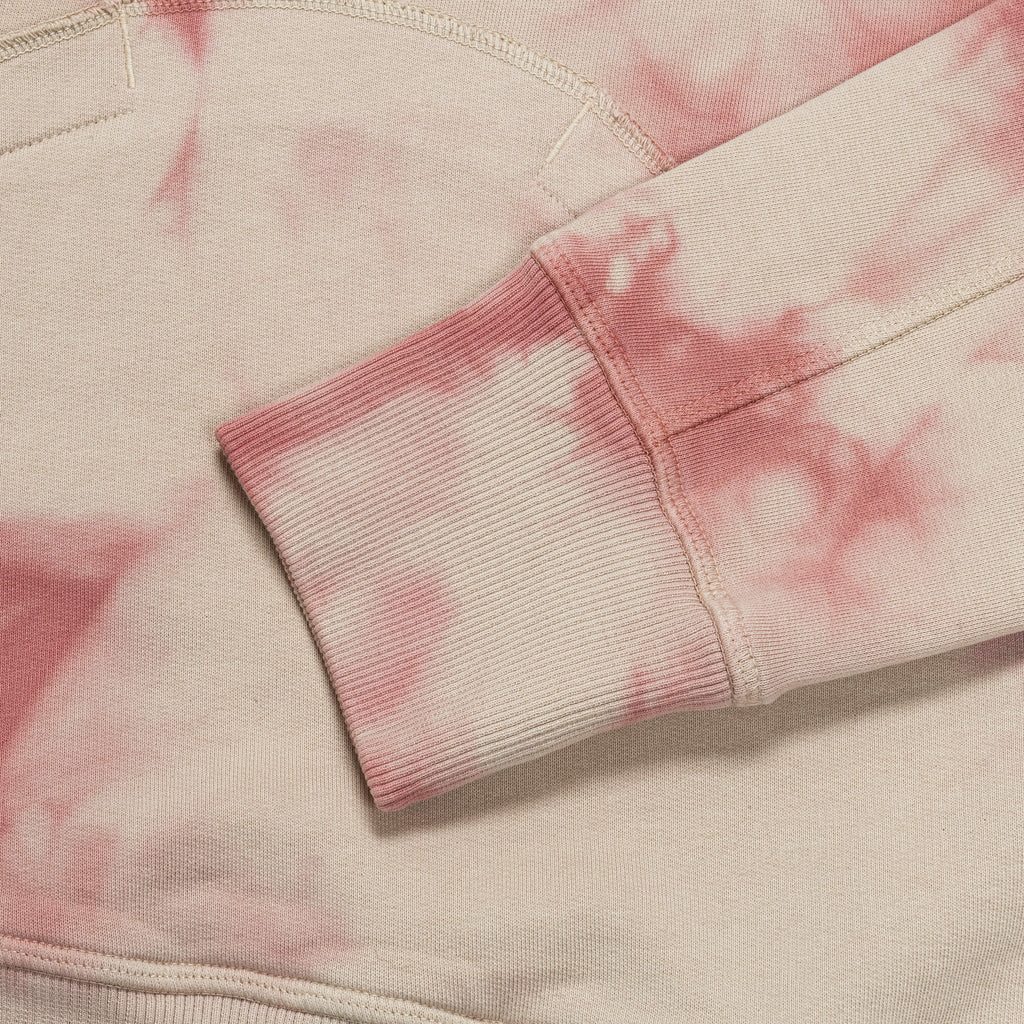 Tie-Dye Crewneck - Beige/Pink